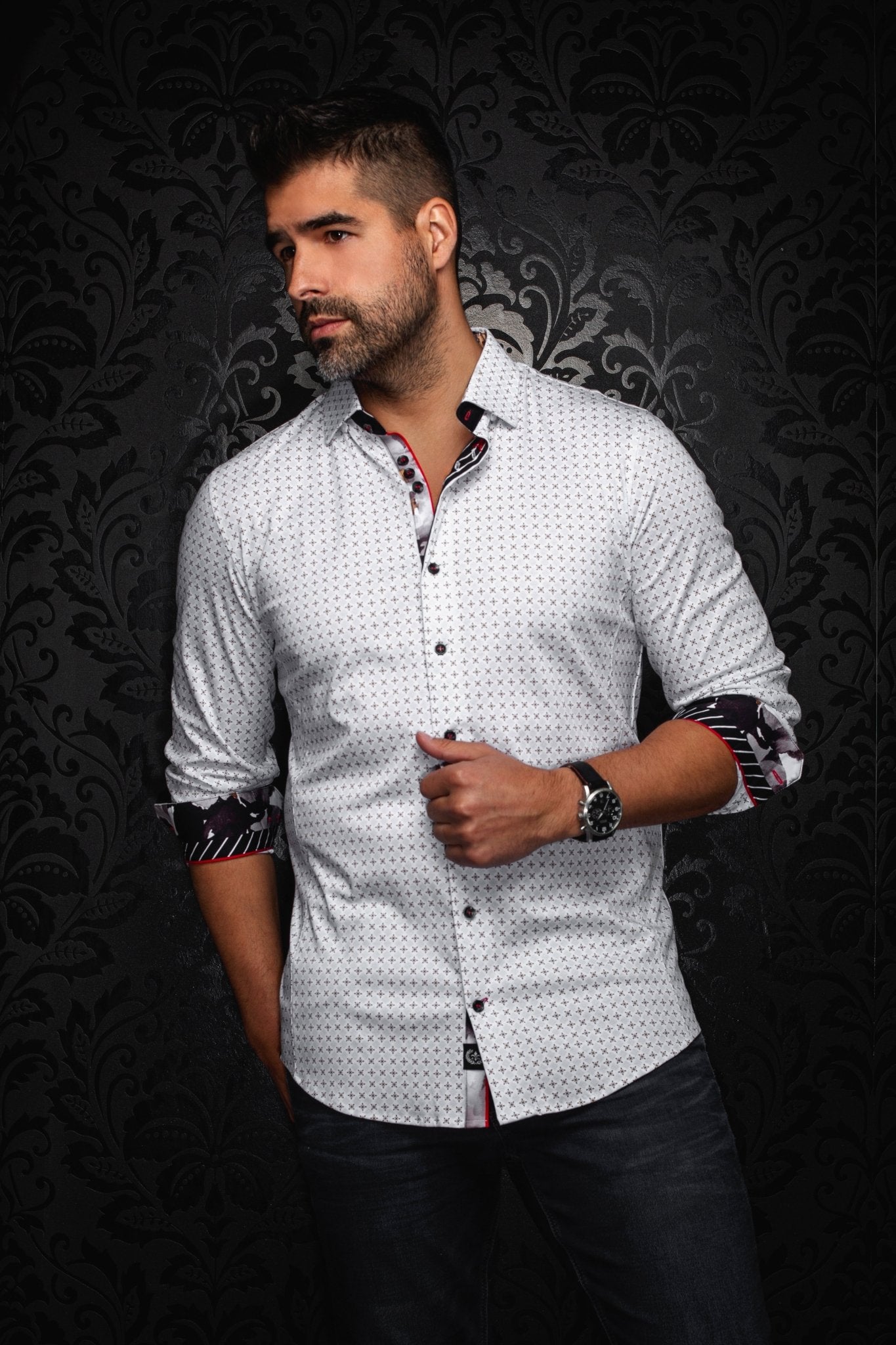 CHEMISE | GENESIS, White Gold - AU NOIR