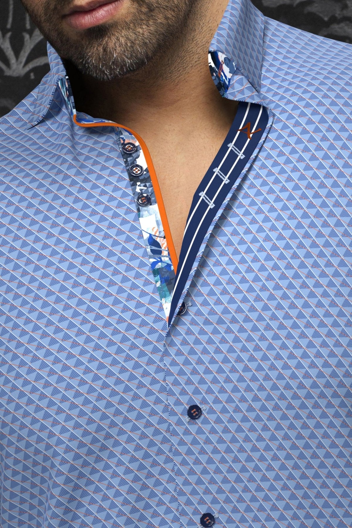CHEMISE | KADEN, Light Blue - AU NOIR