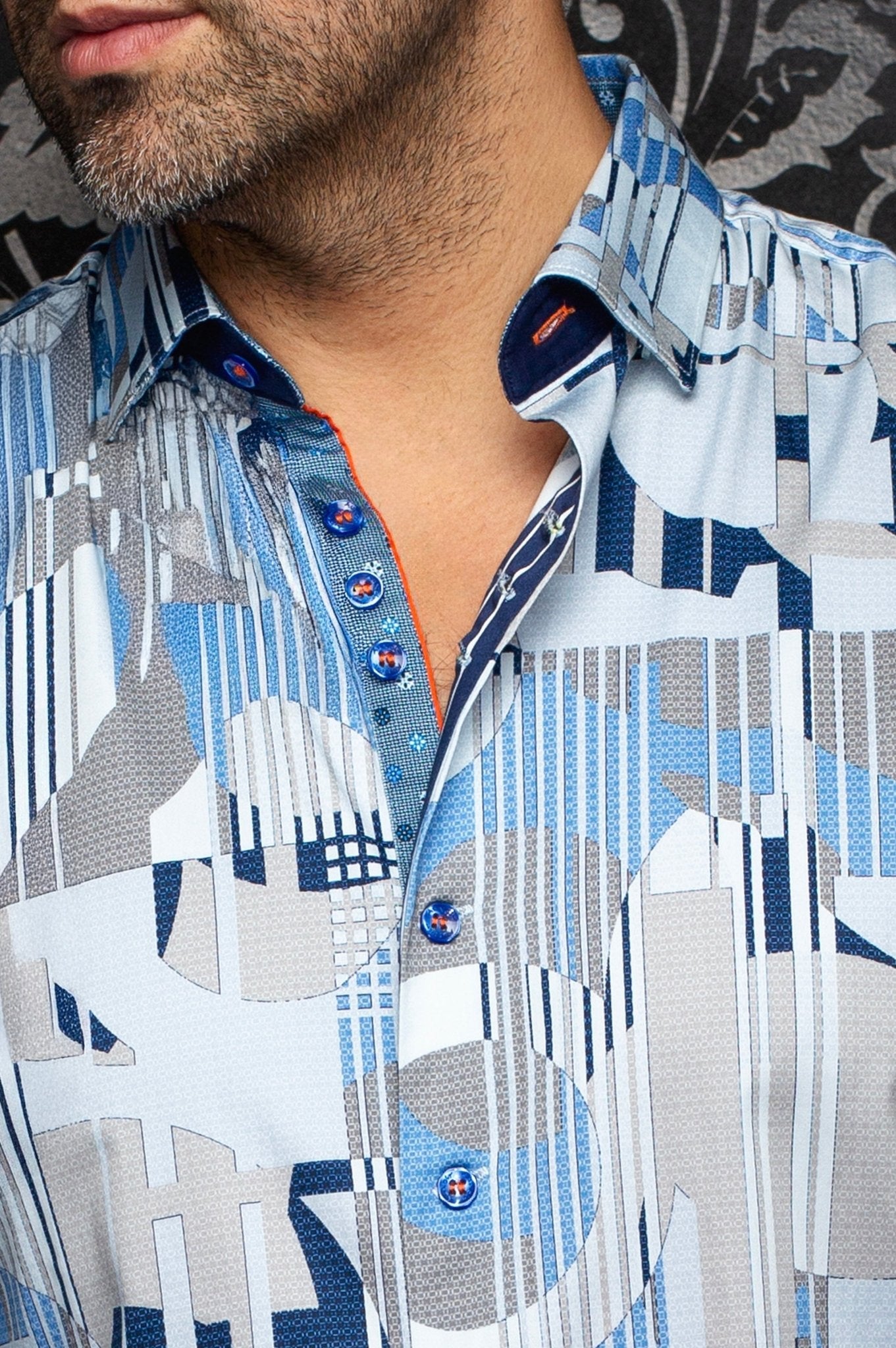 CHEMISE | LAJEDO, Light Blue - AU NOIR