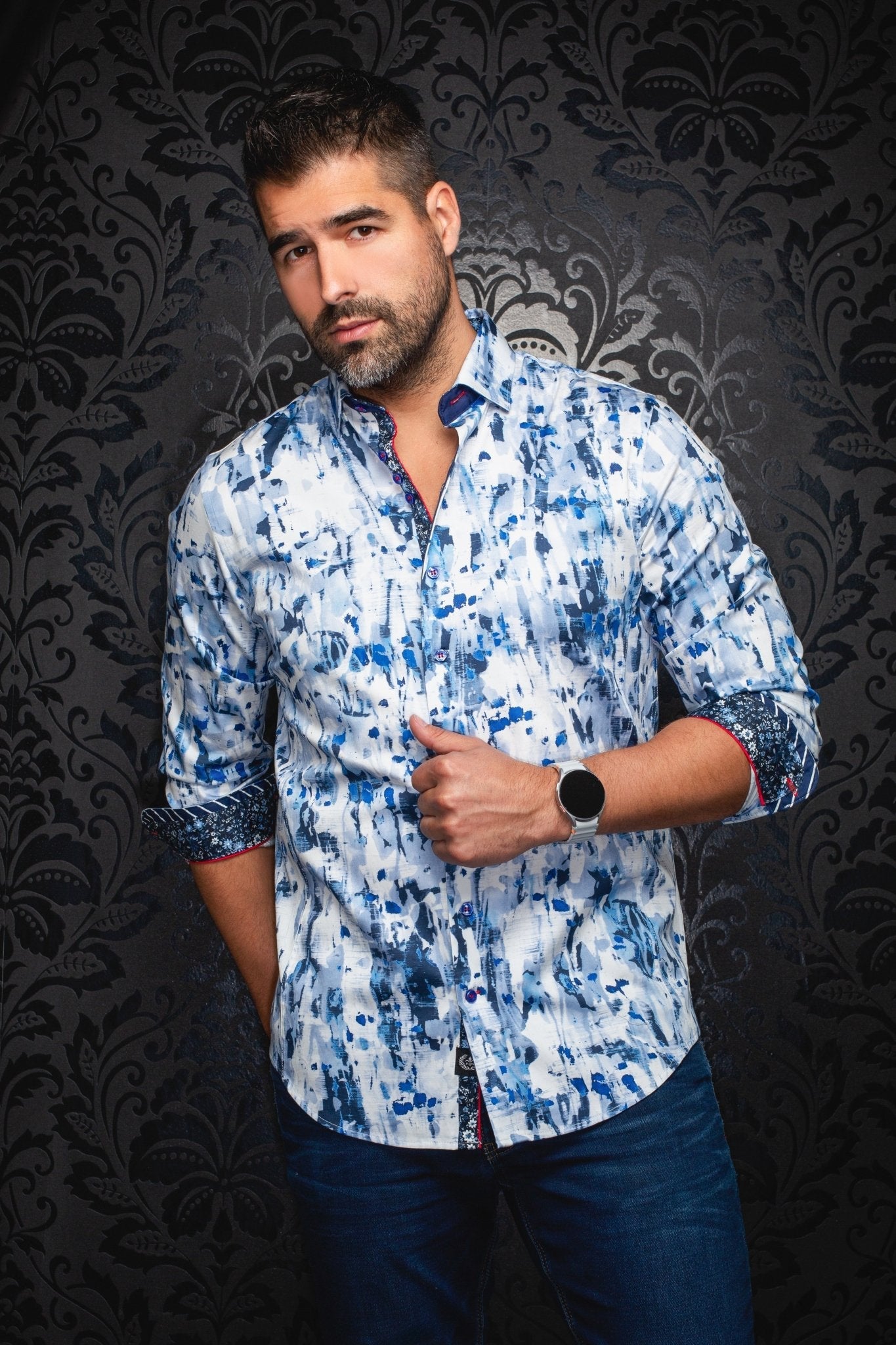 CHEMISE | LINDEN, Light Blue - AU NOIR