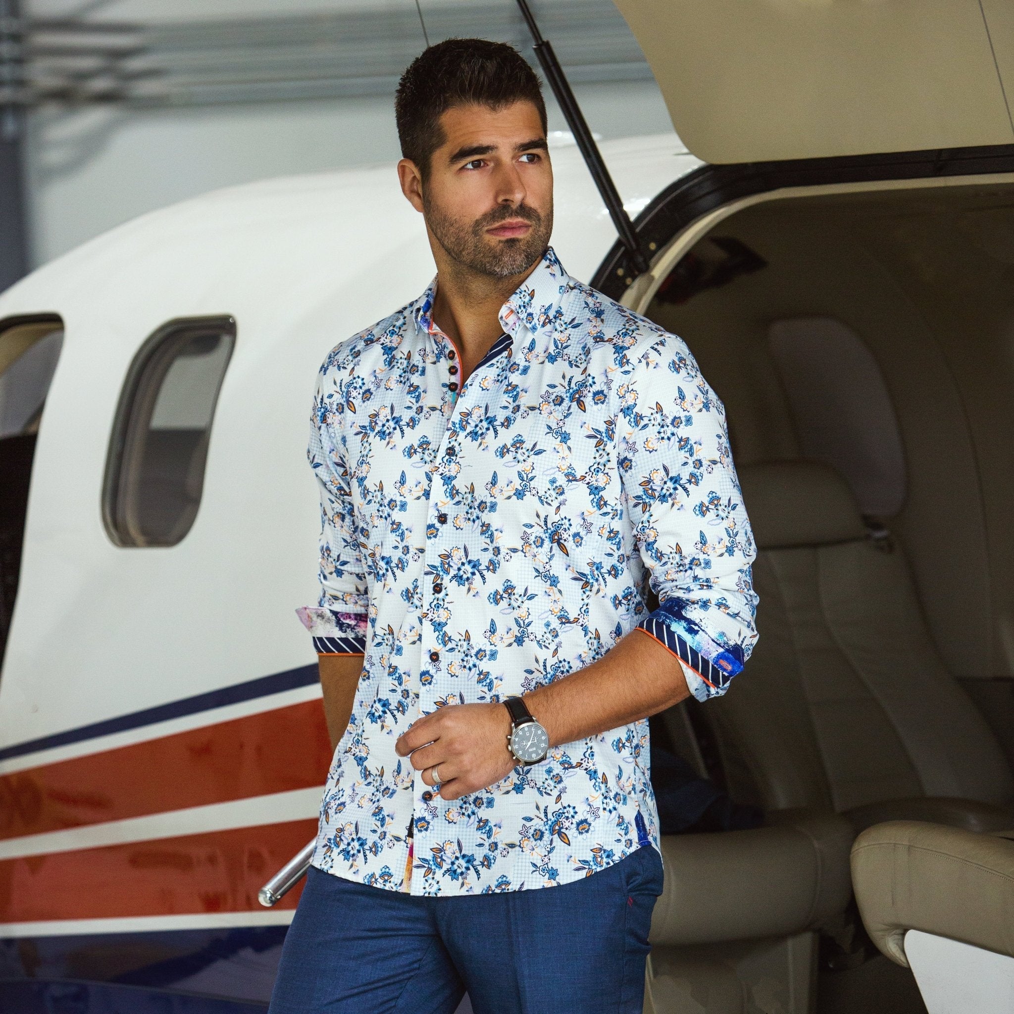 CHEMISE | LINERO, Light Blue - AU NOIR