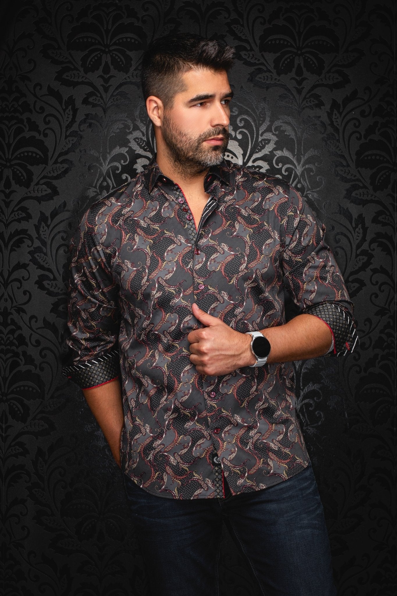 CHEMISE | MIRAGE, Black - AU NOIR