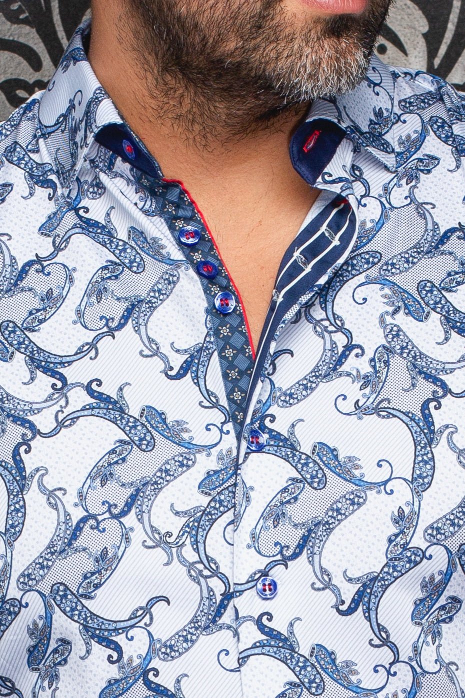 CHEMISE | MIRAGE, Blue - AU NOIR
