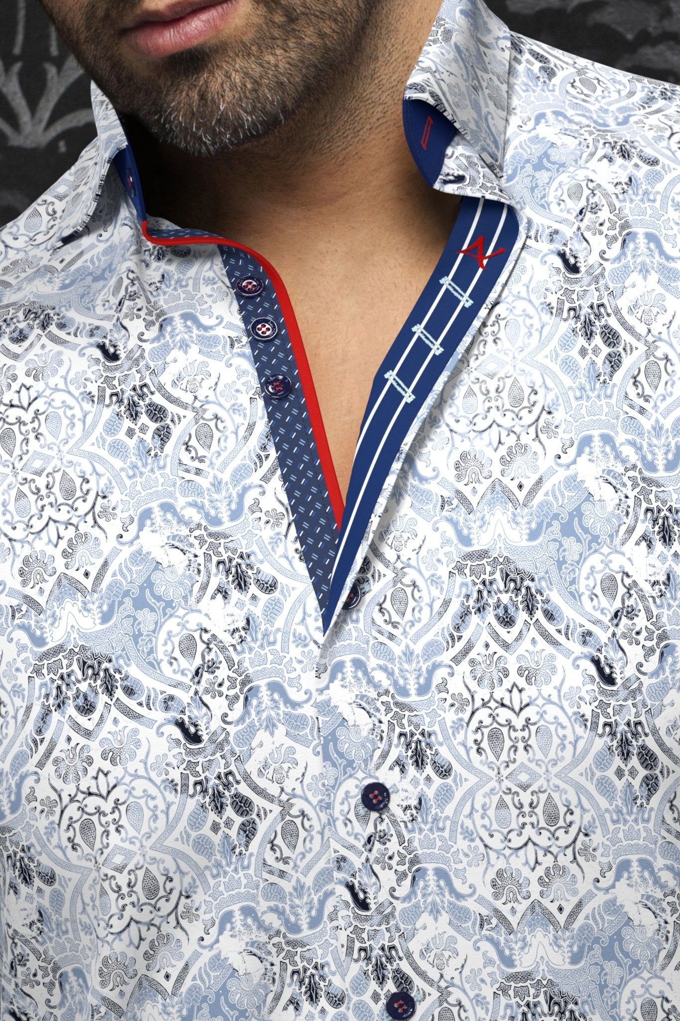 CHEMISE | MURATO, Med Blue - AU NOIR