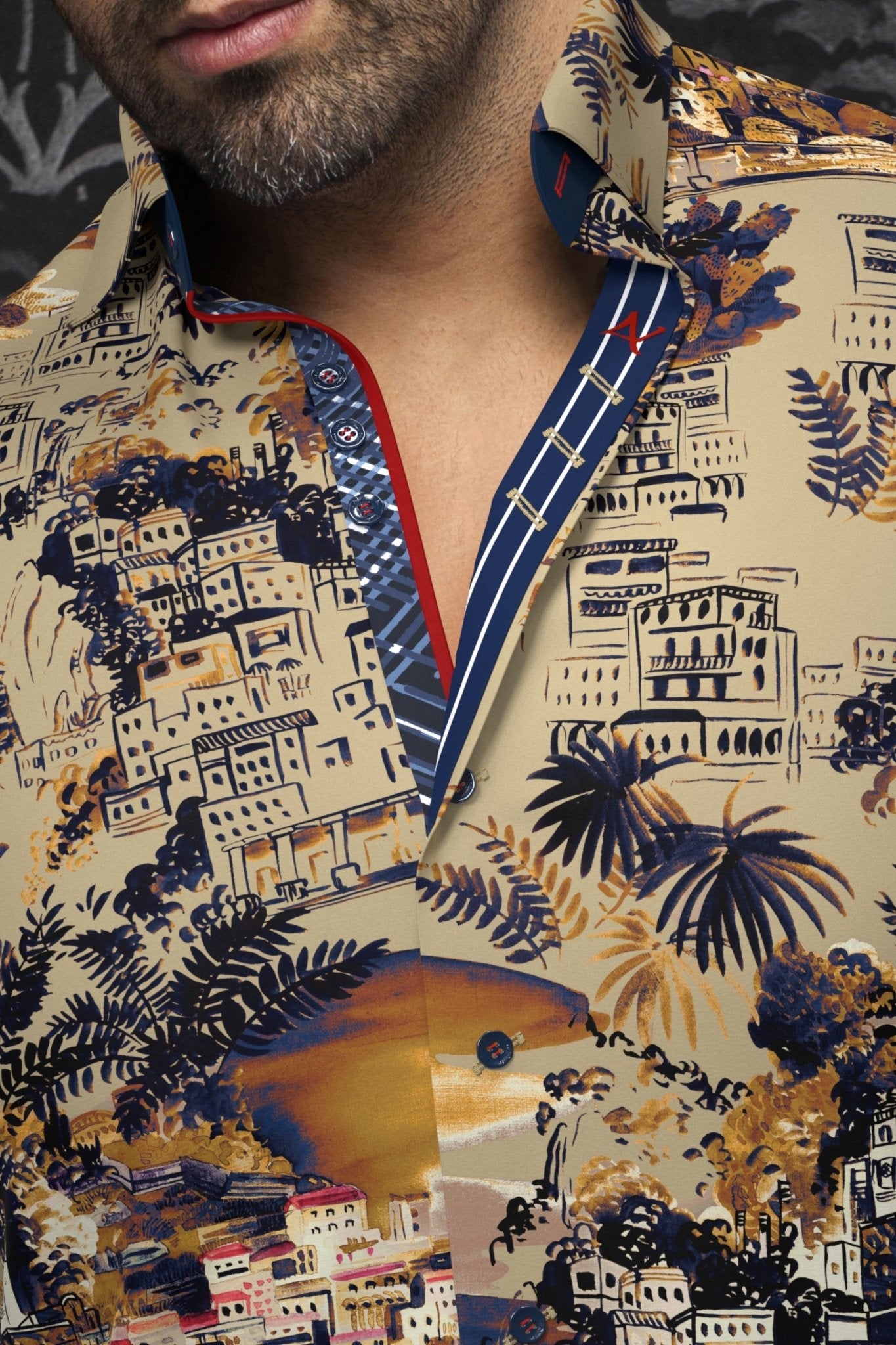 CHEMISE | NEVERA, Stone - AU NOIR