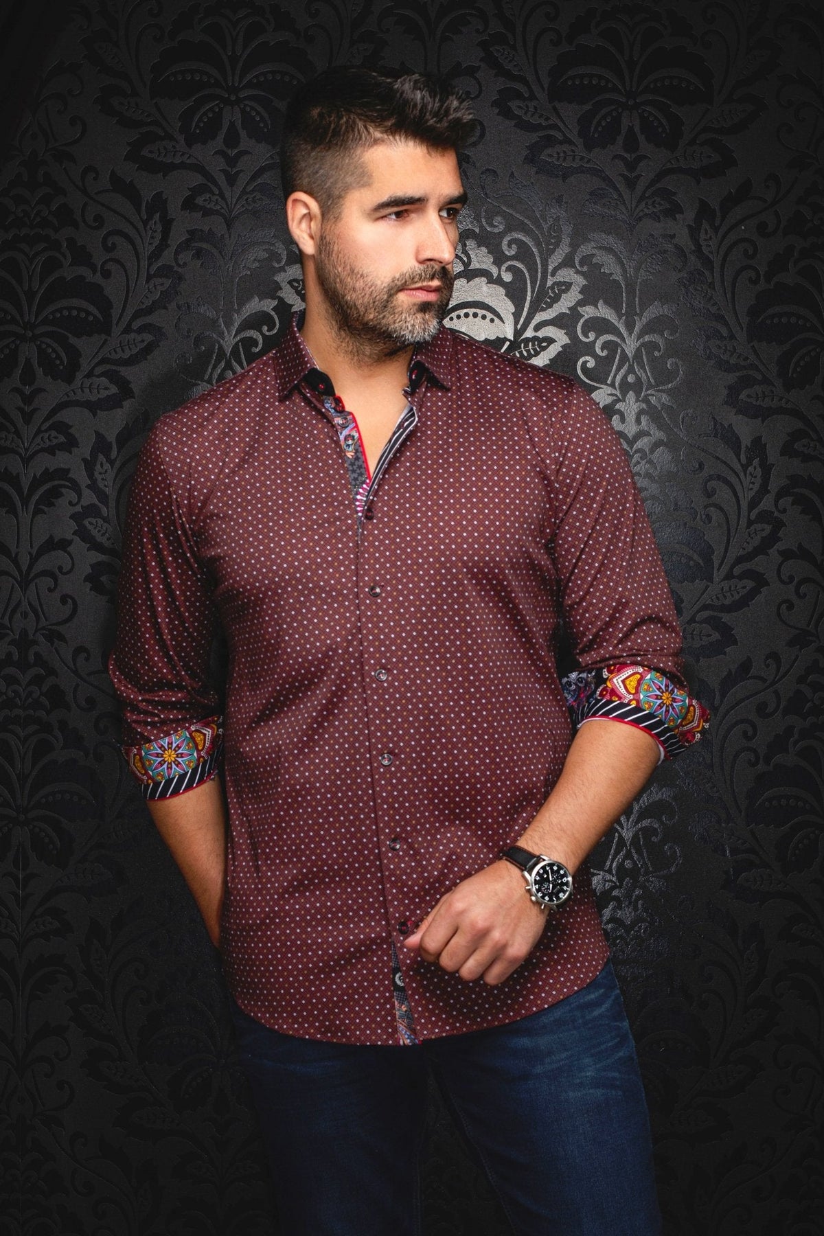 CHEMISE | OPTIMUS, Rust - AU NOIR