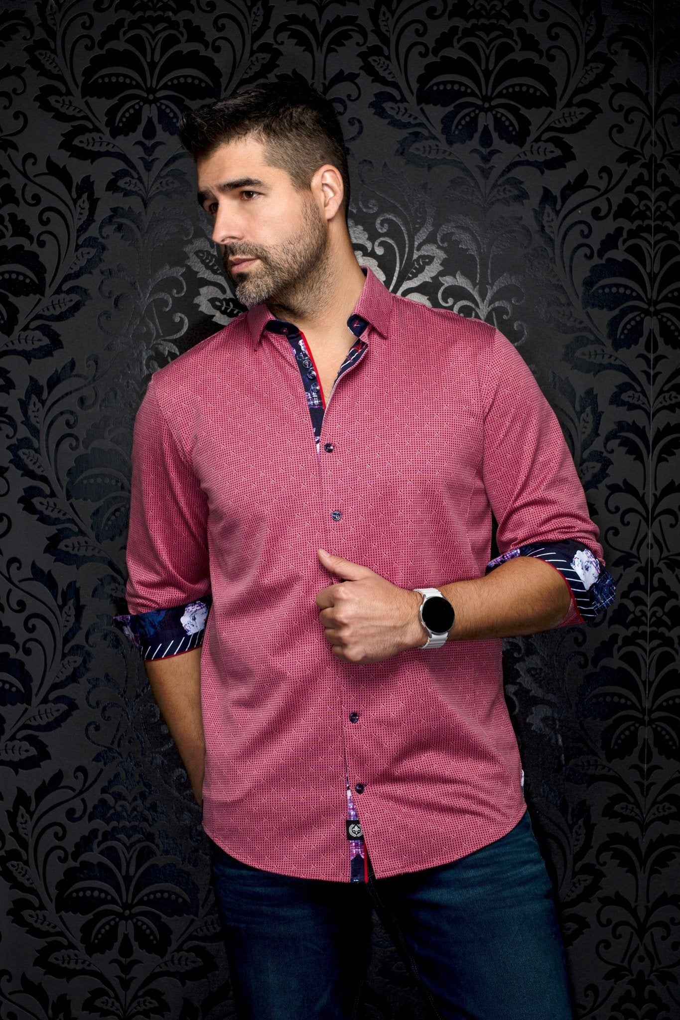 CHEMISE | PALMA, Red - AU NOIR