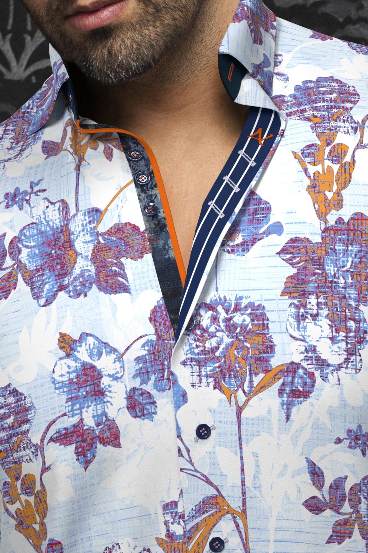 CHEMISE | PEYLON, Light Blue - AU NOIR