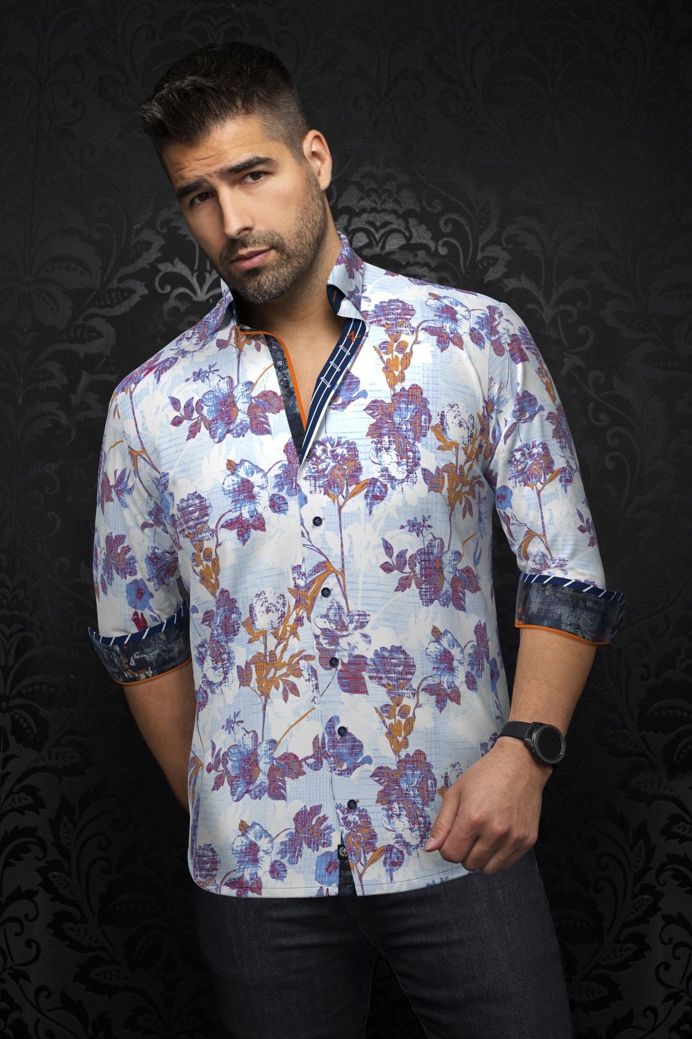 CHEMISE | PEYLON, Light Blue - AU NOIR