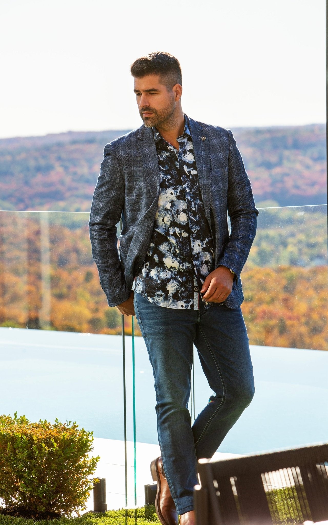 CHEMISE | ROSARUGOSA, Navy - AU NOIR