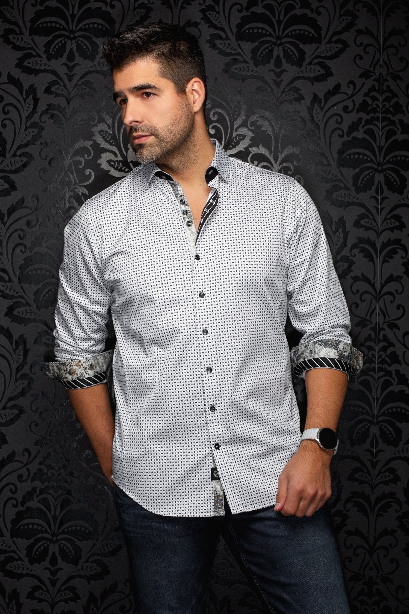 CHEMISE | SABAH, Grey - AU NOIR