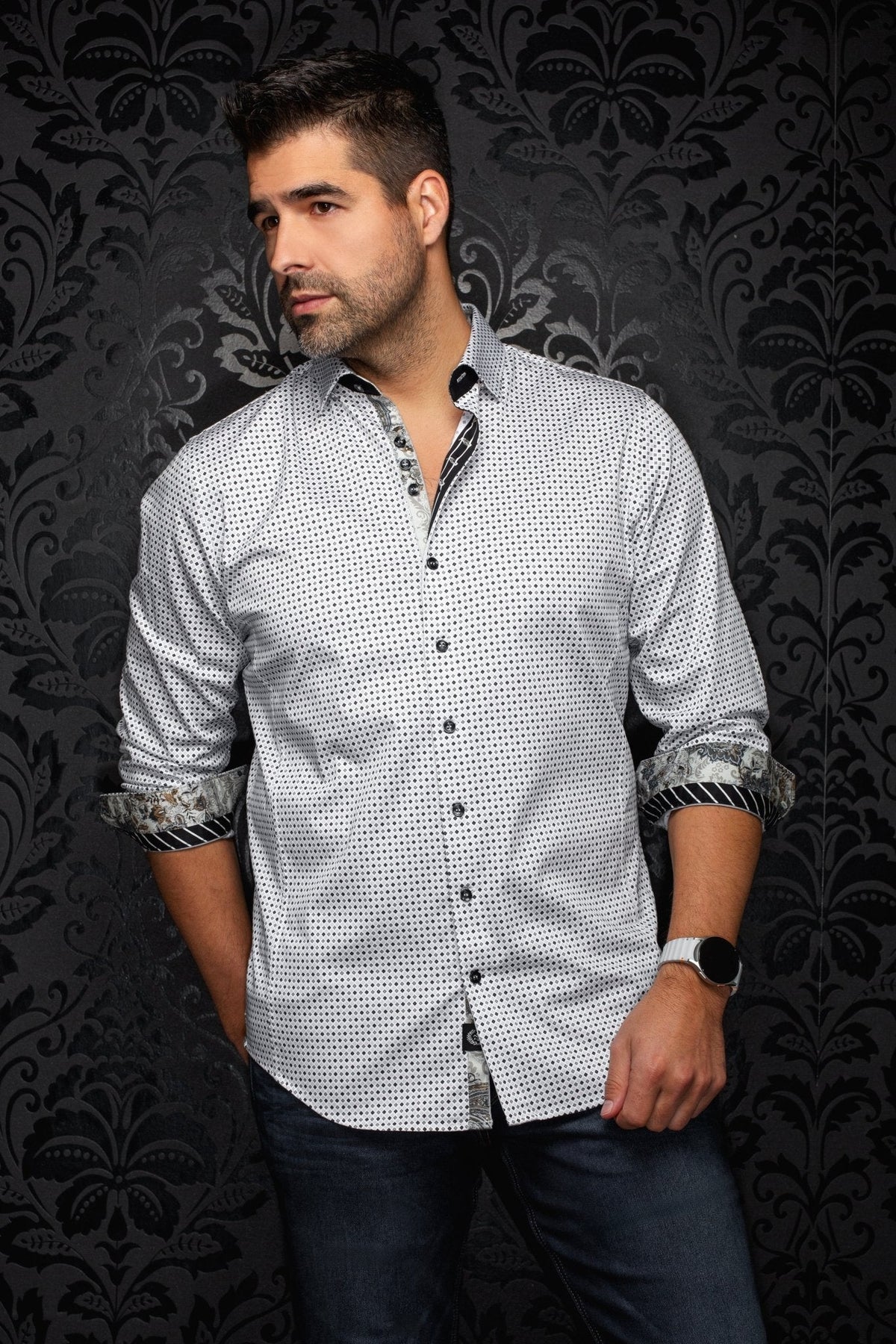 CHEMISE | SABAH, Grey - AU NOIR