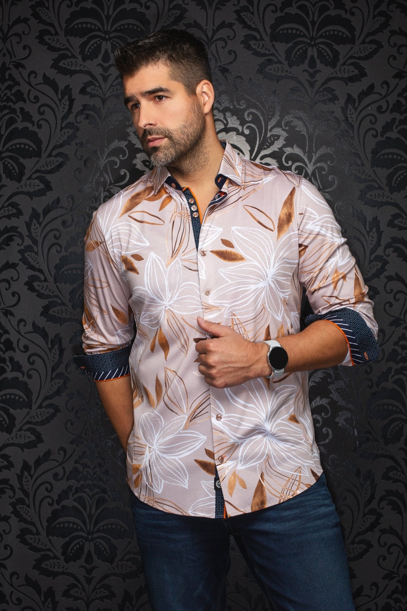 CHEMISE | SAKARUN, Stone - AU NOIR