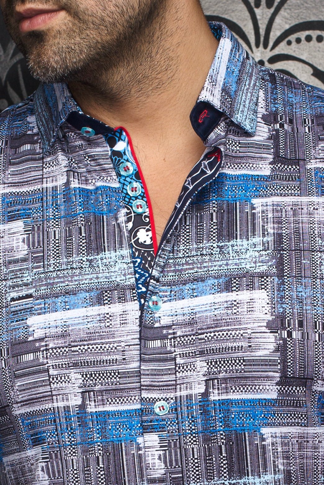 CHEMISE | SARNELLI, White Blue - AU NOIR