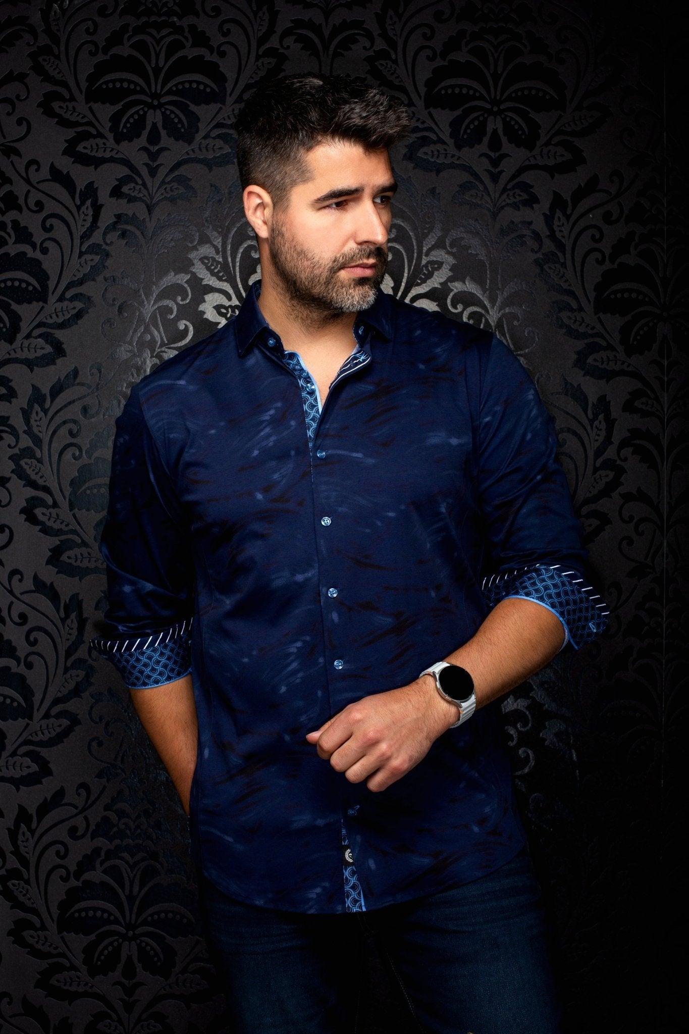 CHEMISE | SEINE, Navy - AU NOIR