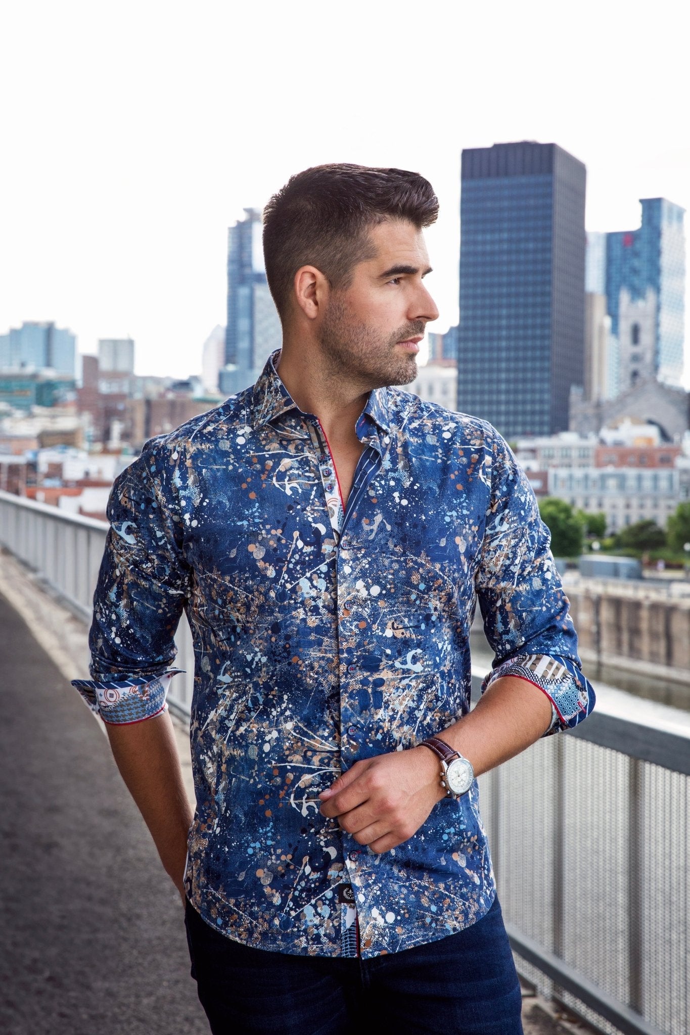 CHEMISE | STAPELTON, Denim - AU NOIR
