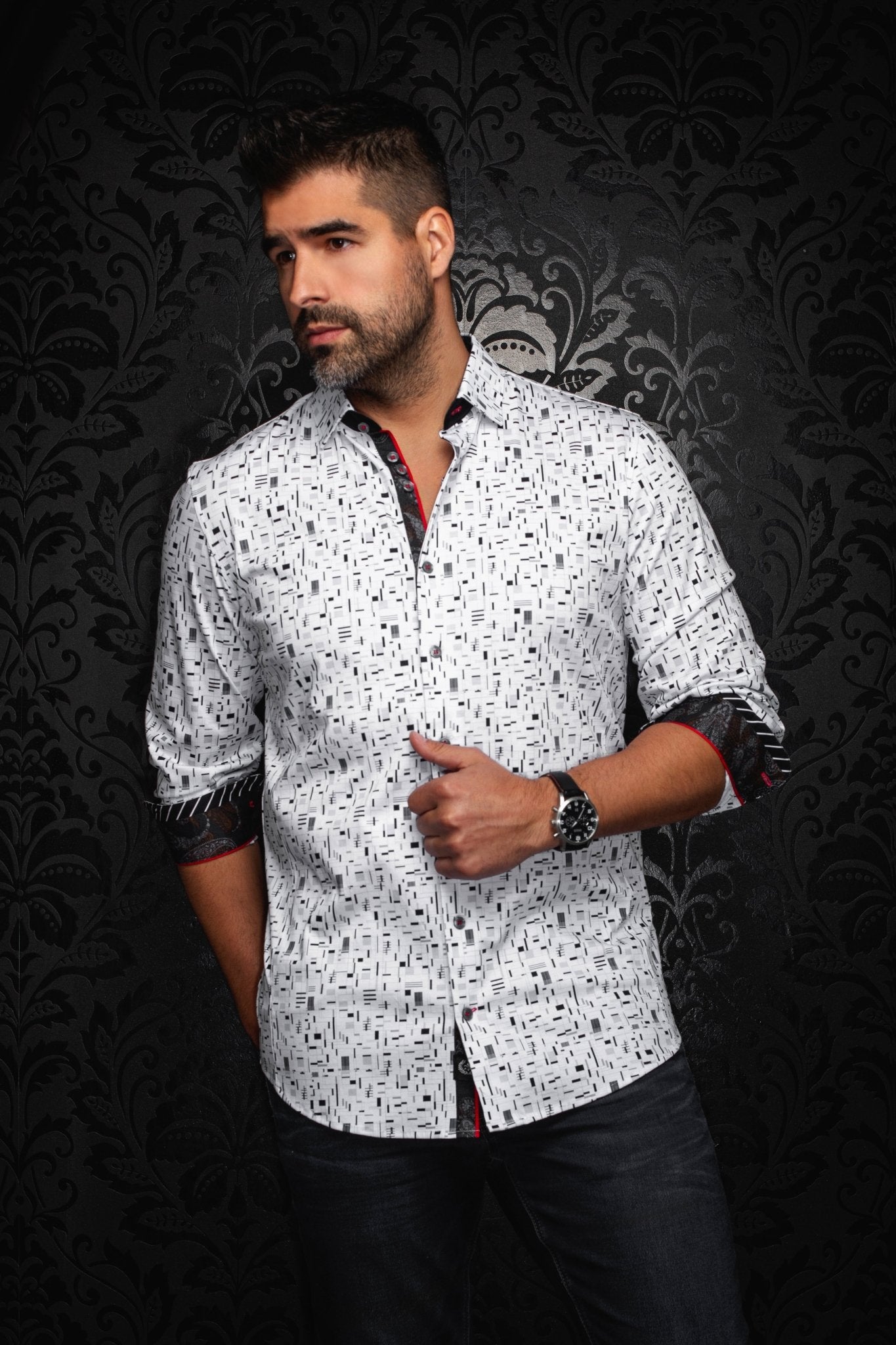 CHEMISE | STRATTA, White - AU NOIR