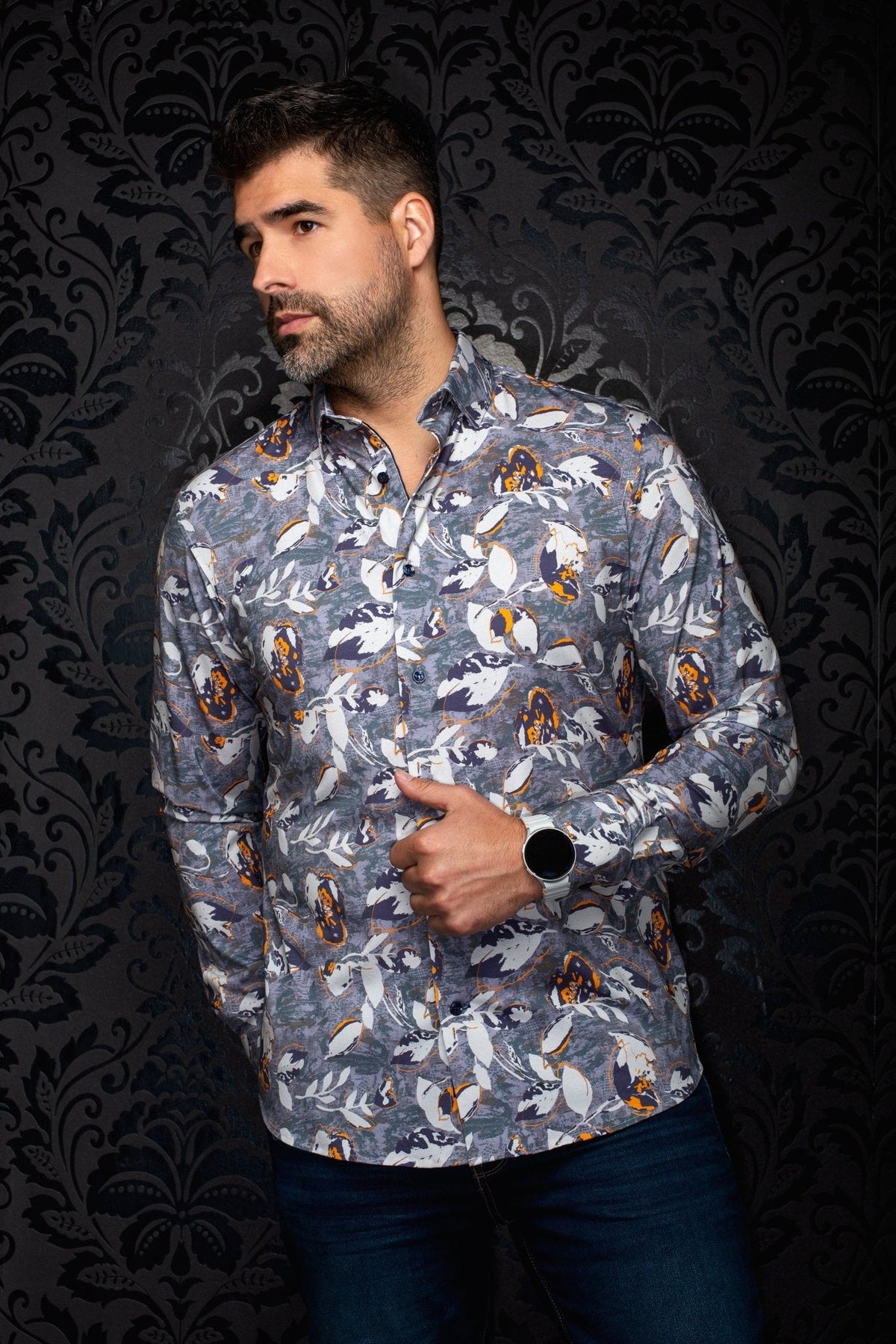 CHEMISE | TAYE, Denim - AU NOIR