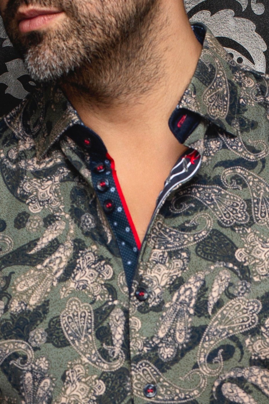 CHEMISE | VESPER, Olive - AU NOIR