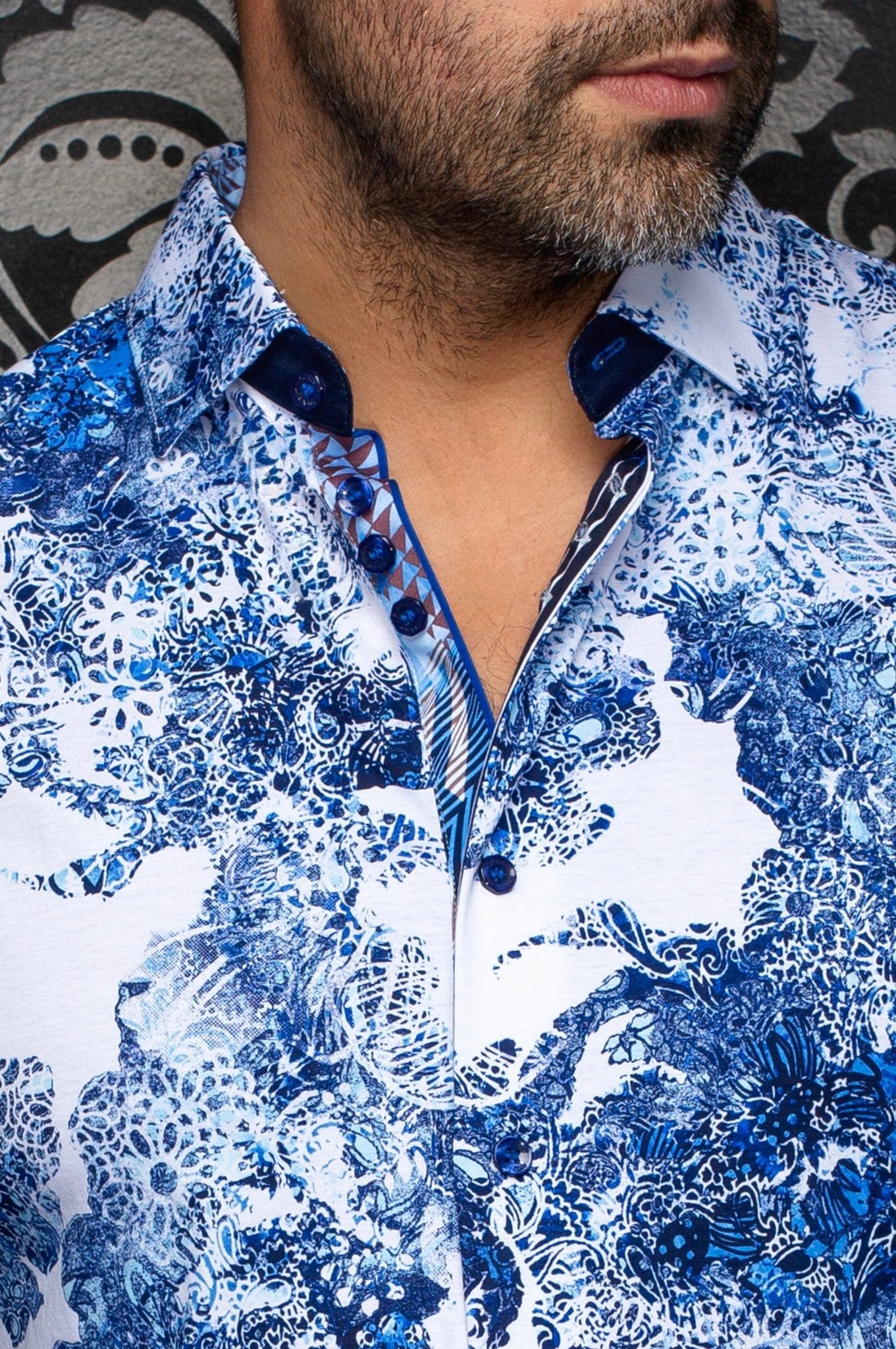 CHEMISE | WISTERIA, Blue - AU NOIR