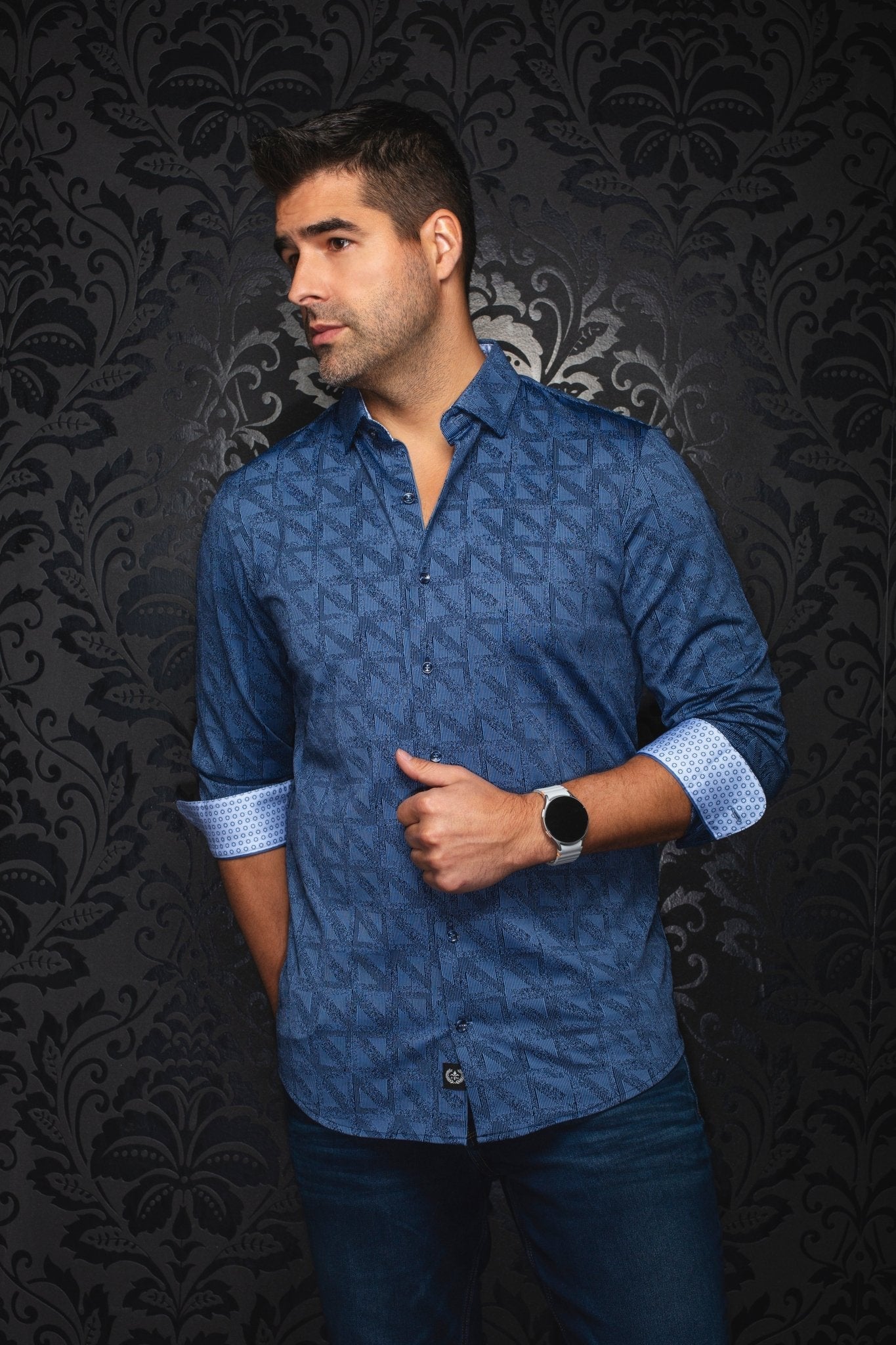 CHEMISE | YUCCA, Navy - AU NOIR