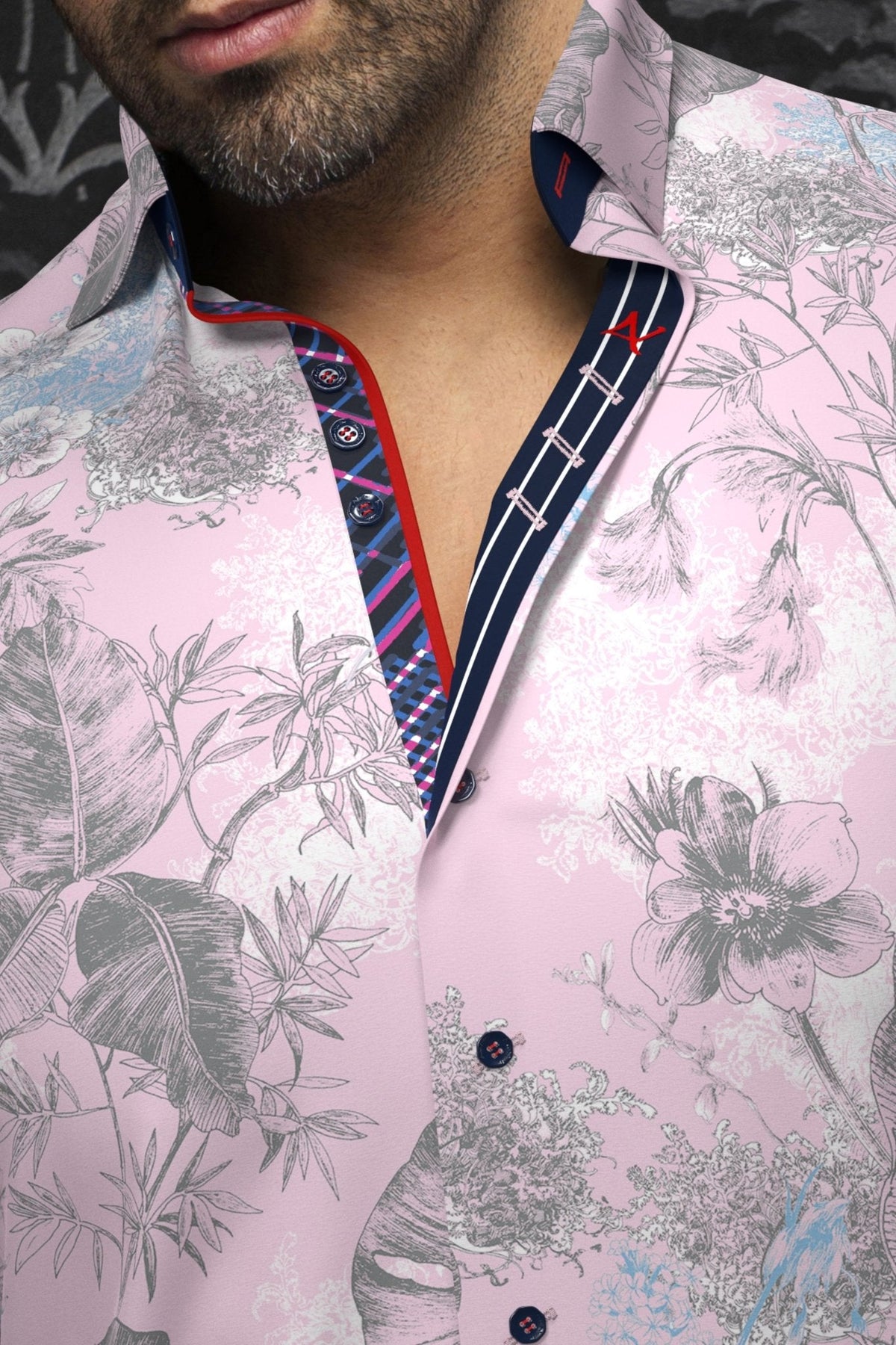 CHEMISE | ZANE, Pink - AU NOIR