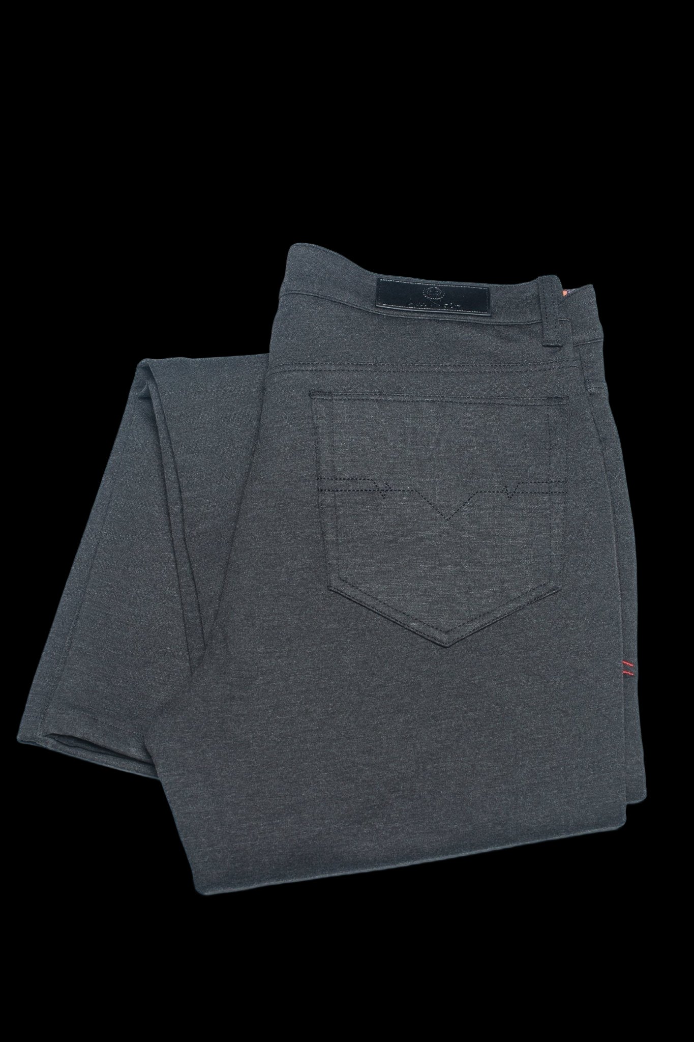 Dressy Stretch Pant - Winchester Charcoal - AUNOIR