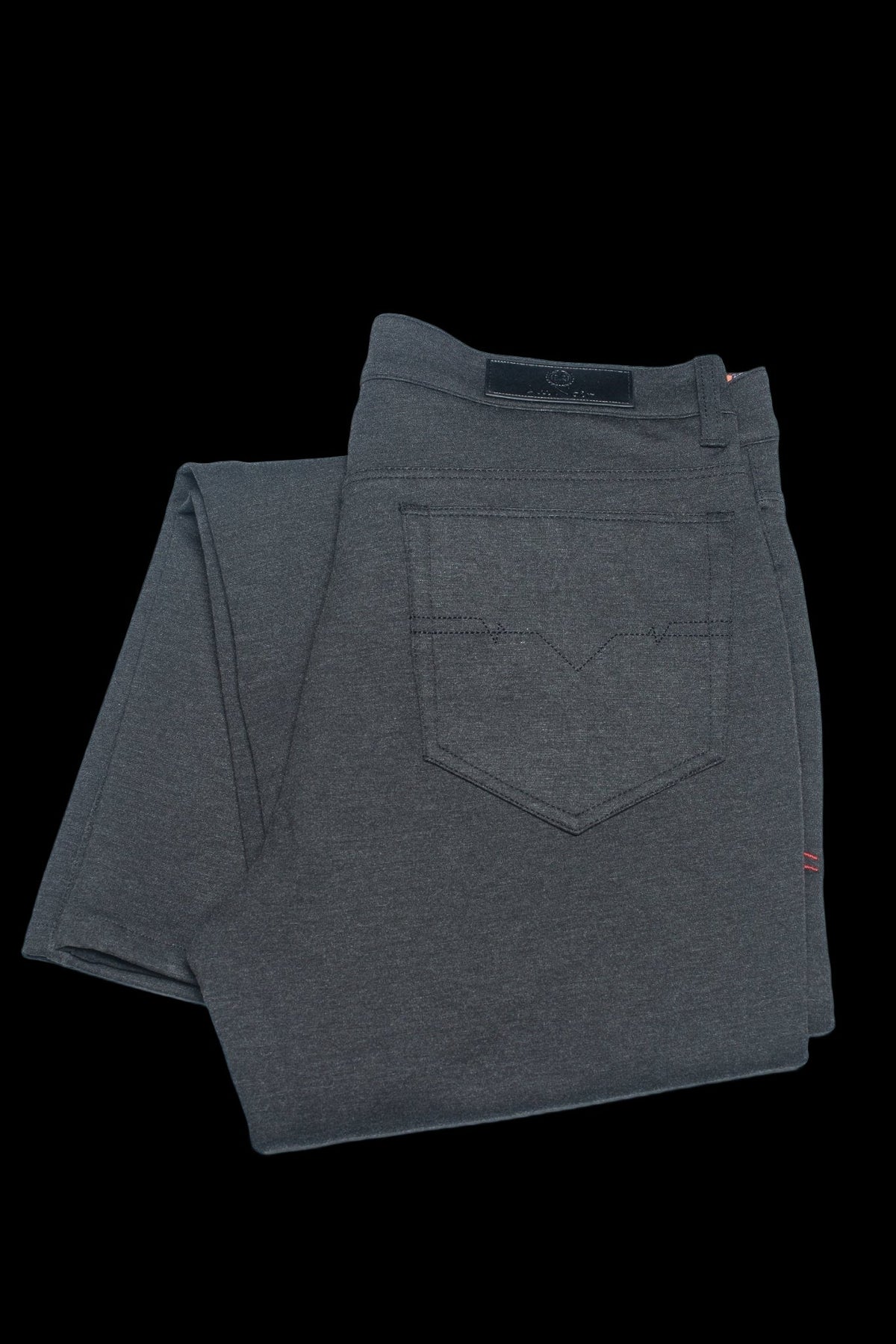 Dressy Stretch Pant - Winchester Charcoal - AUNOIR