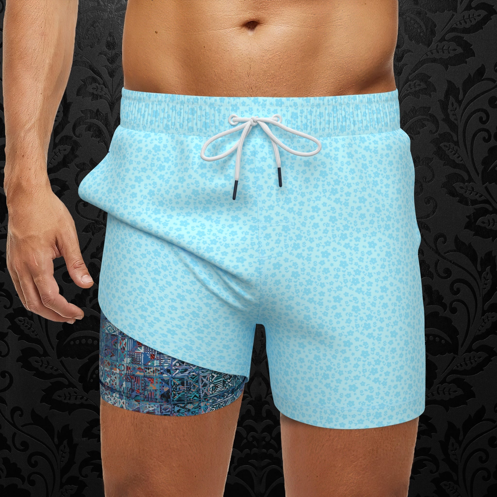 MAILLOT DE BAIN | ROSS, Turquoise - AU NOIR