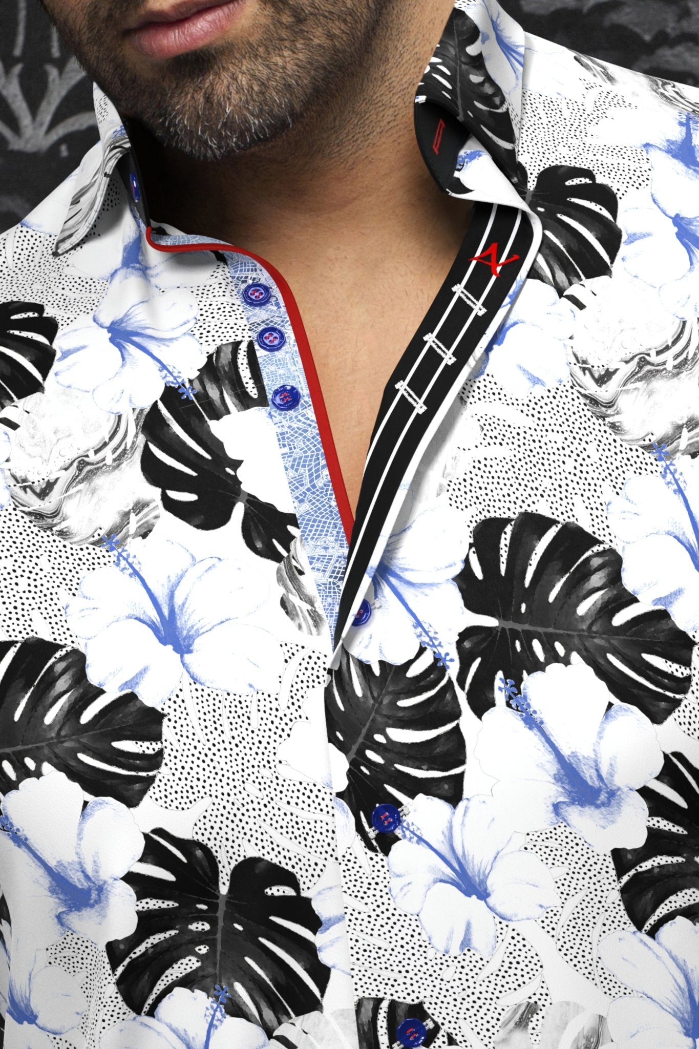 Manches Courtes | AXEL, White Black - AU NOIR