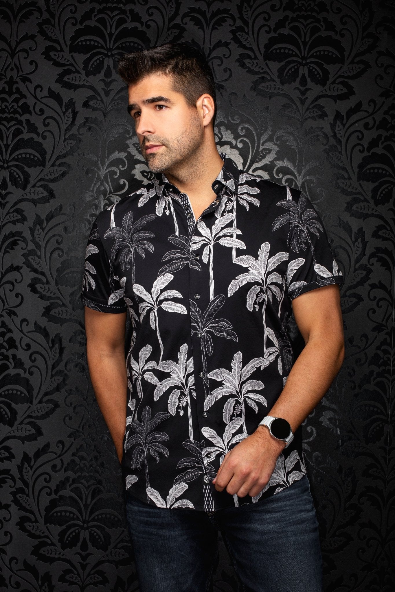 MANCHES COURTES EXTENSIBLE | AZURE, Black - AU NOIR