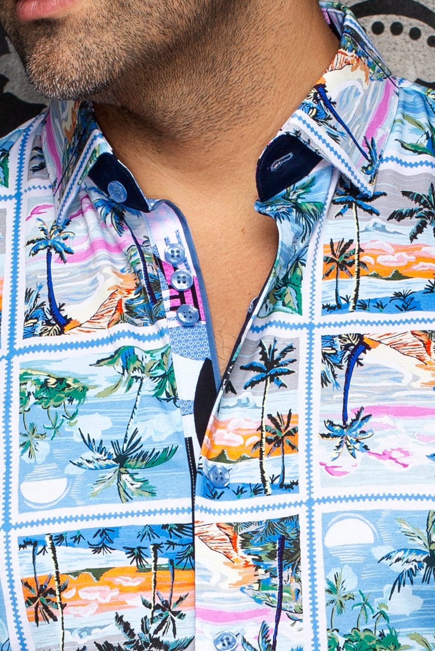 MANCHES COURTES EXTENSIBLE | KANAHA, Light Blue - AU NOIR