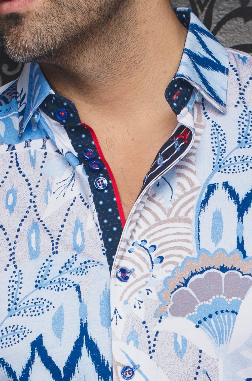 MANCHES COURTES EXTENSIBLE | KYLE, Light Blue - AU NOIR
