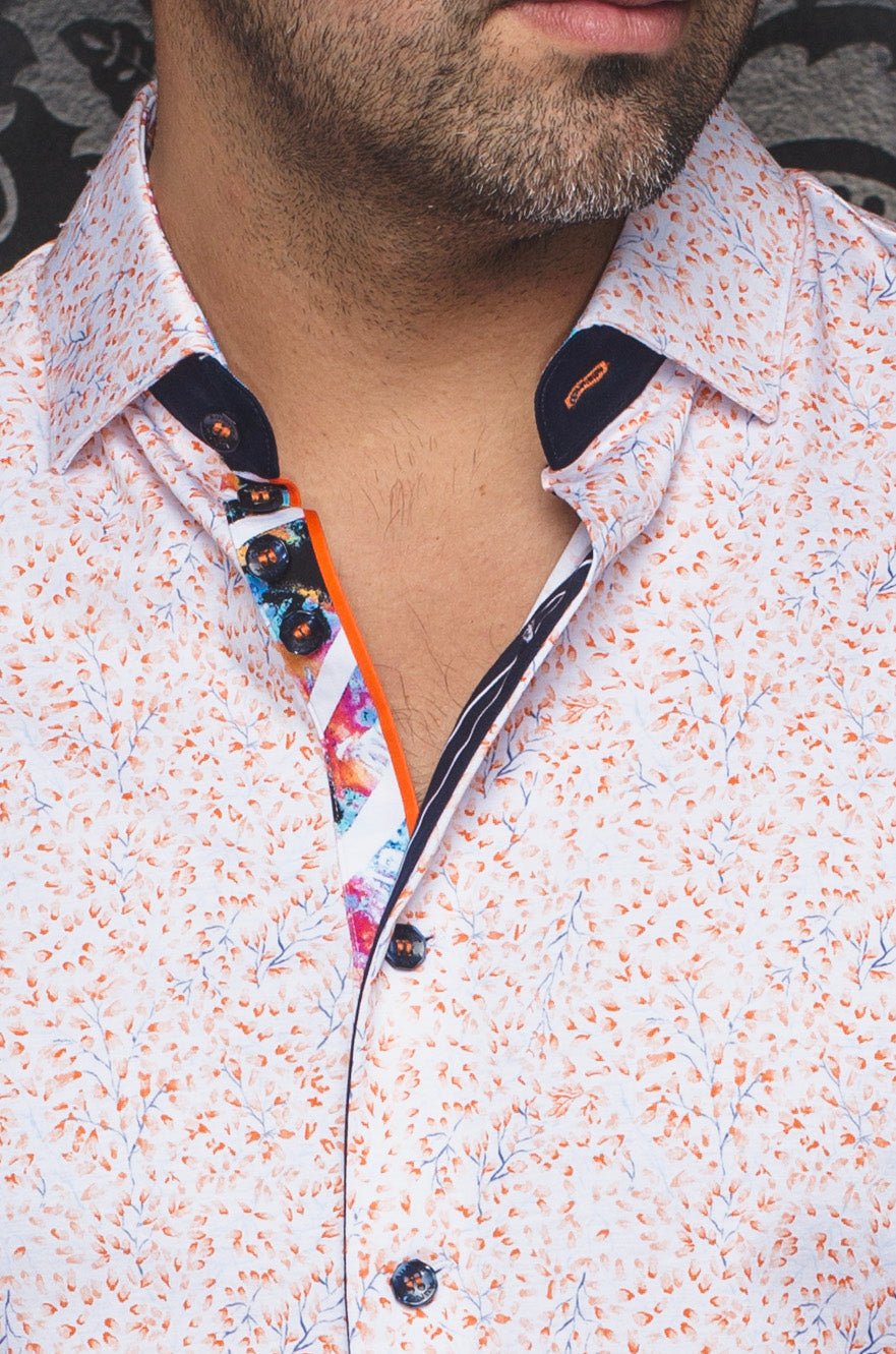 MANCHES COURTES EXTENSIBLE | LANDO, Orange - AU NOIR