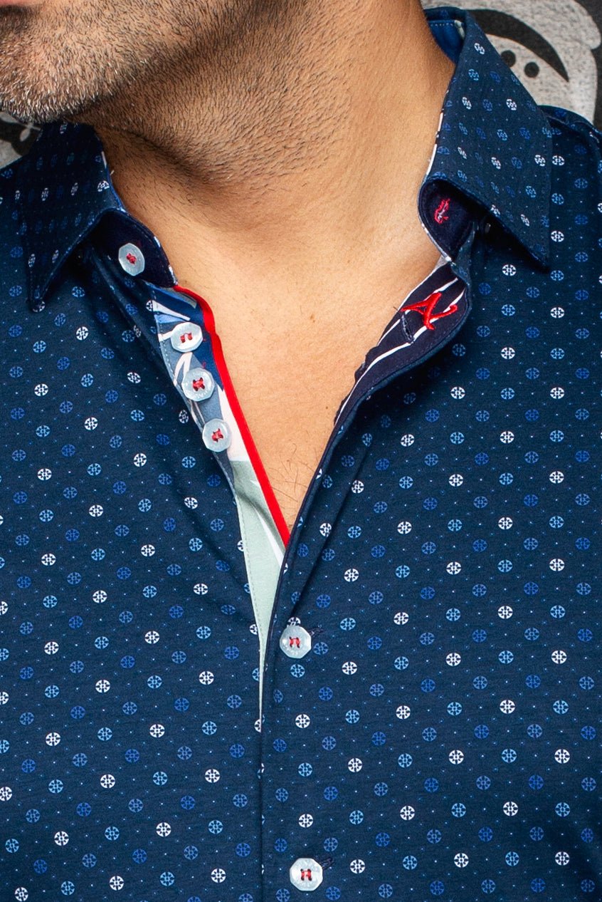 MANCHES COURTES EXTENSIBLE | PATMOS, Navy - AU NOIR