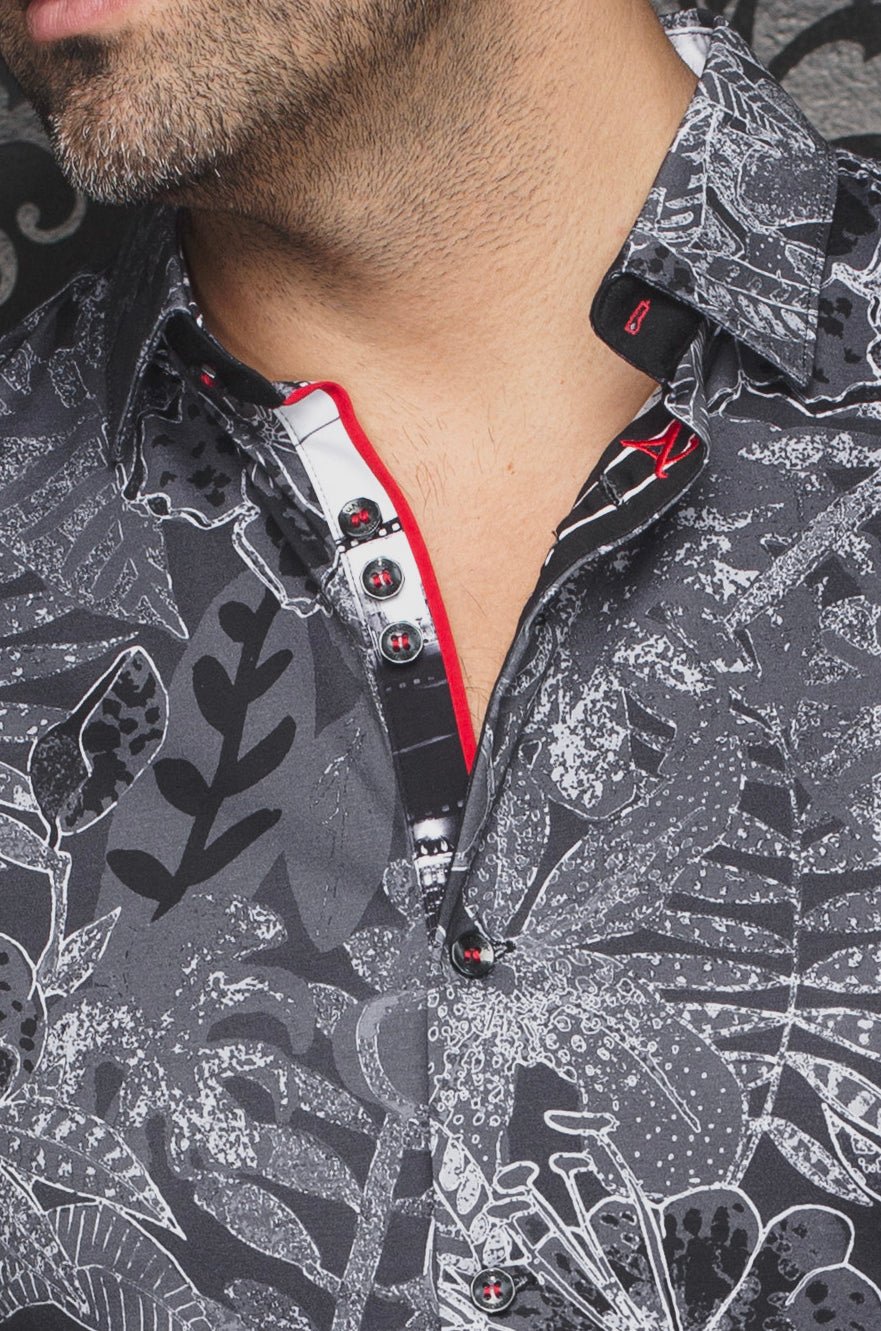 MANCHES COURTES EXTENSIBLE | RONALDO, Black White - AU NOIR
