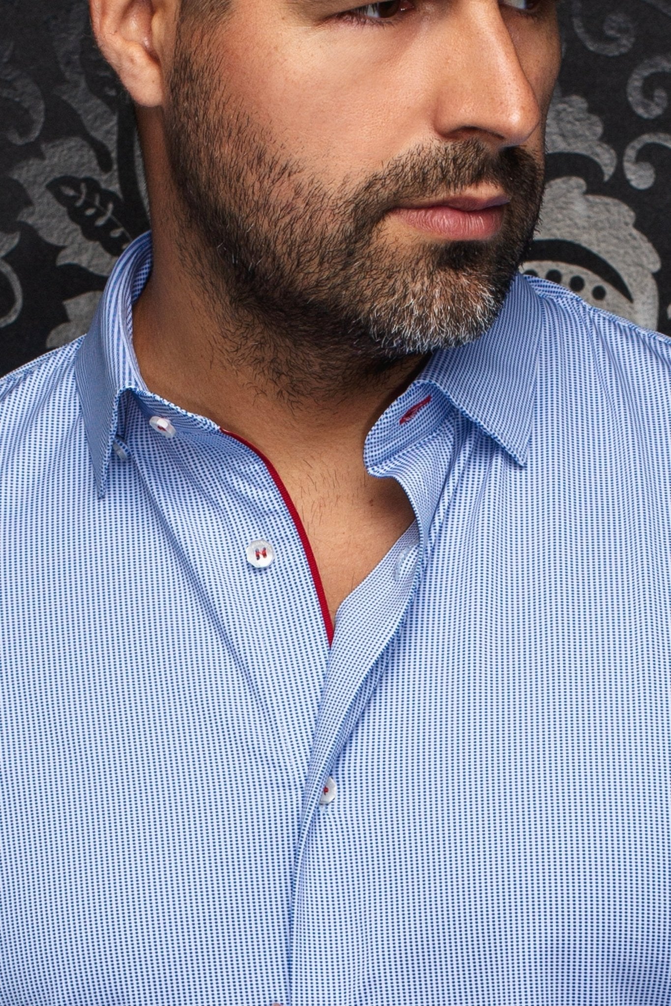 MANCHES COURTES NYLON | GALVIN, Light Blue - AU NOIR