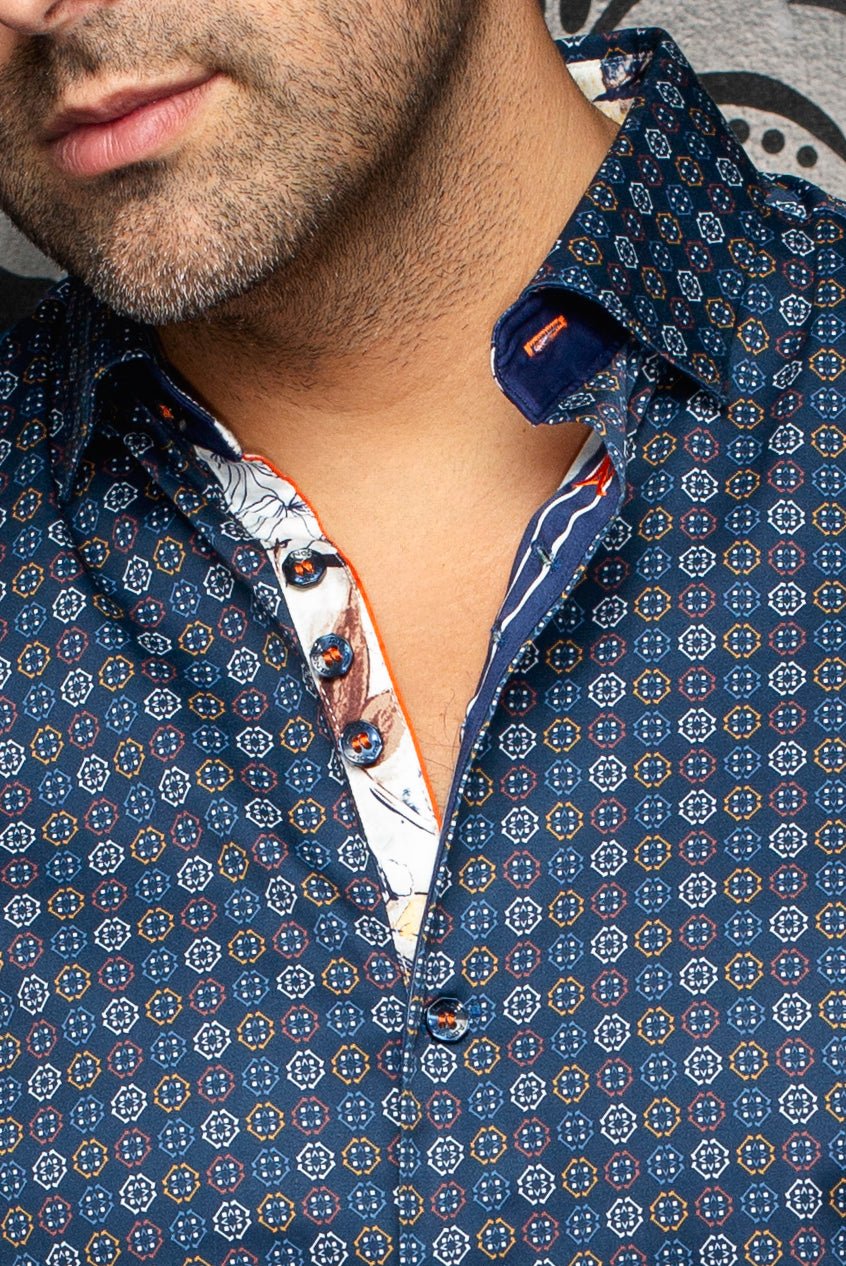 Manches Courtes | STONERIDGE, Navy - AU NOIR