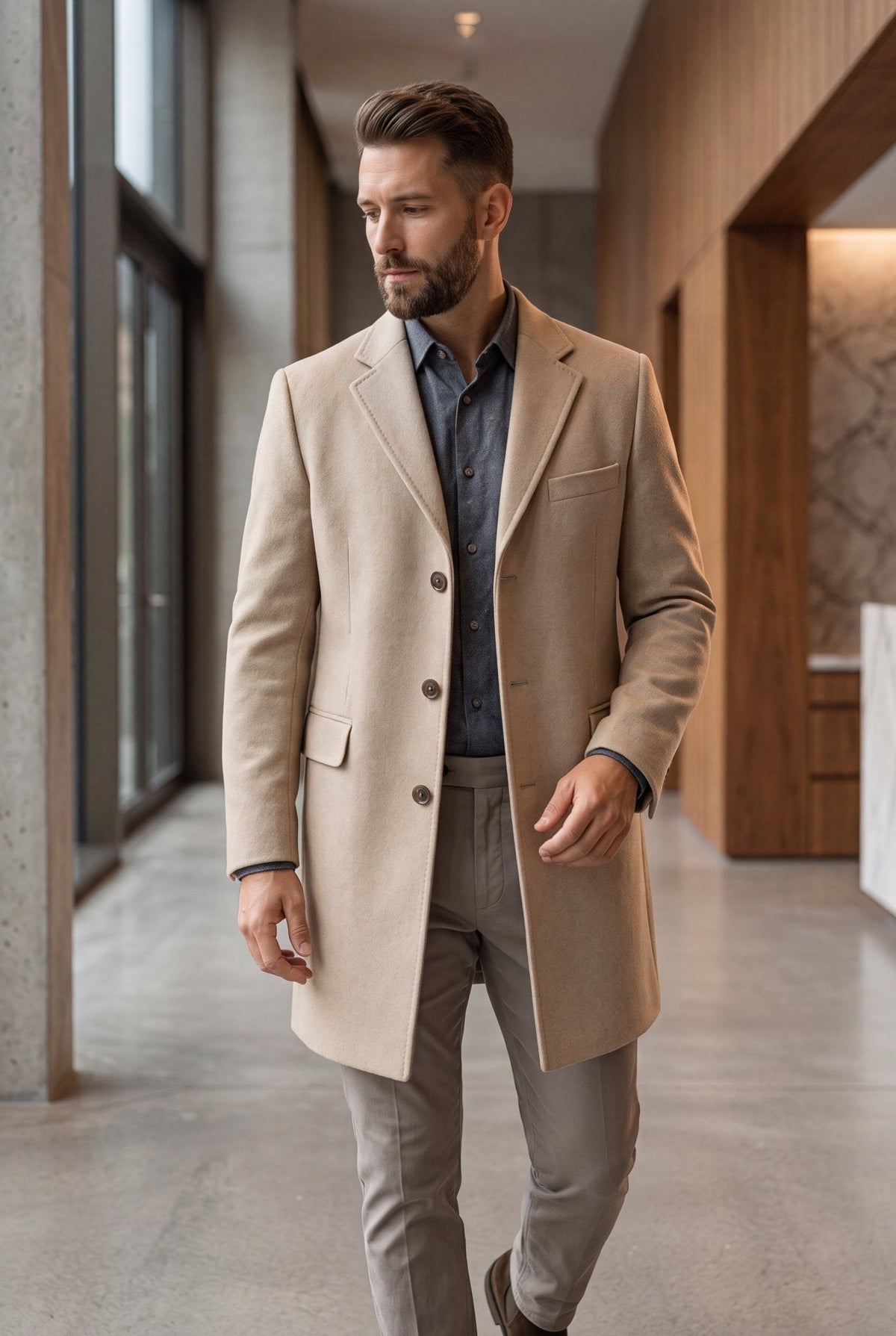 MANTEAU | KLAMATH, Oatmeal - AU NOIR