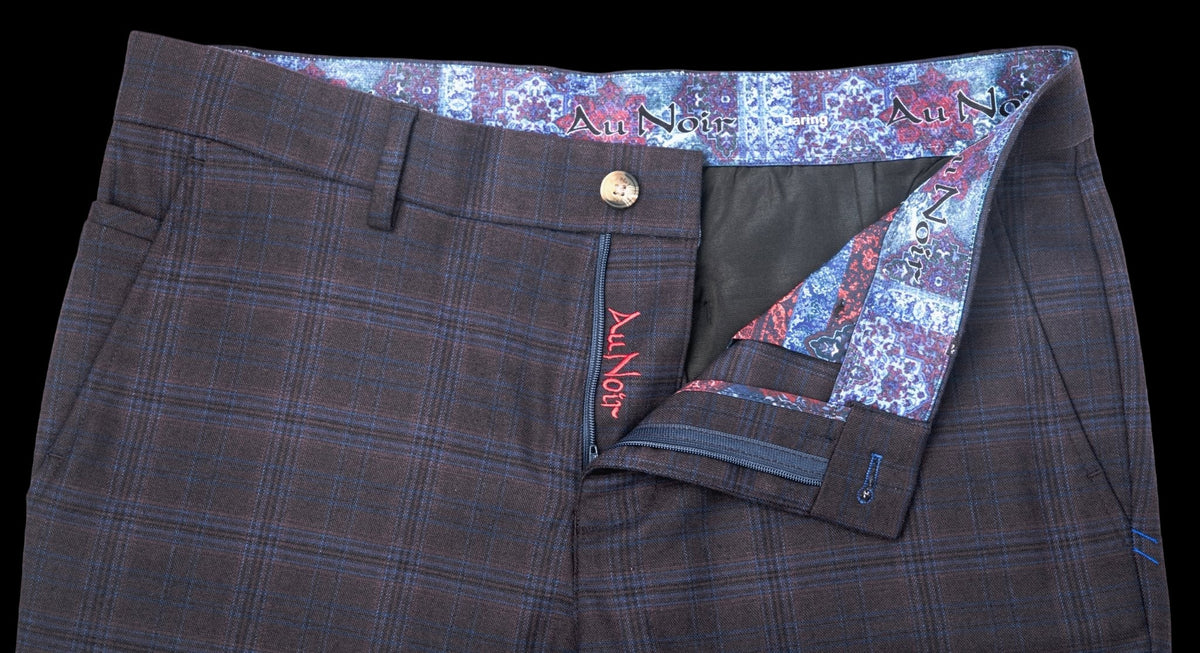 PANTALON | BERETTA - FARRELL, Plum - AU NOIR