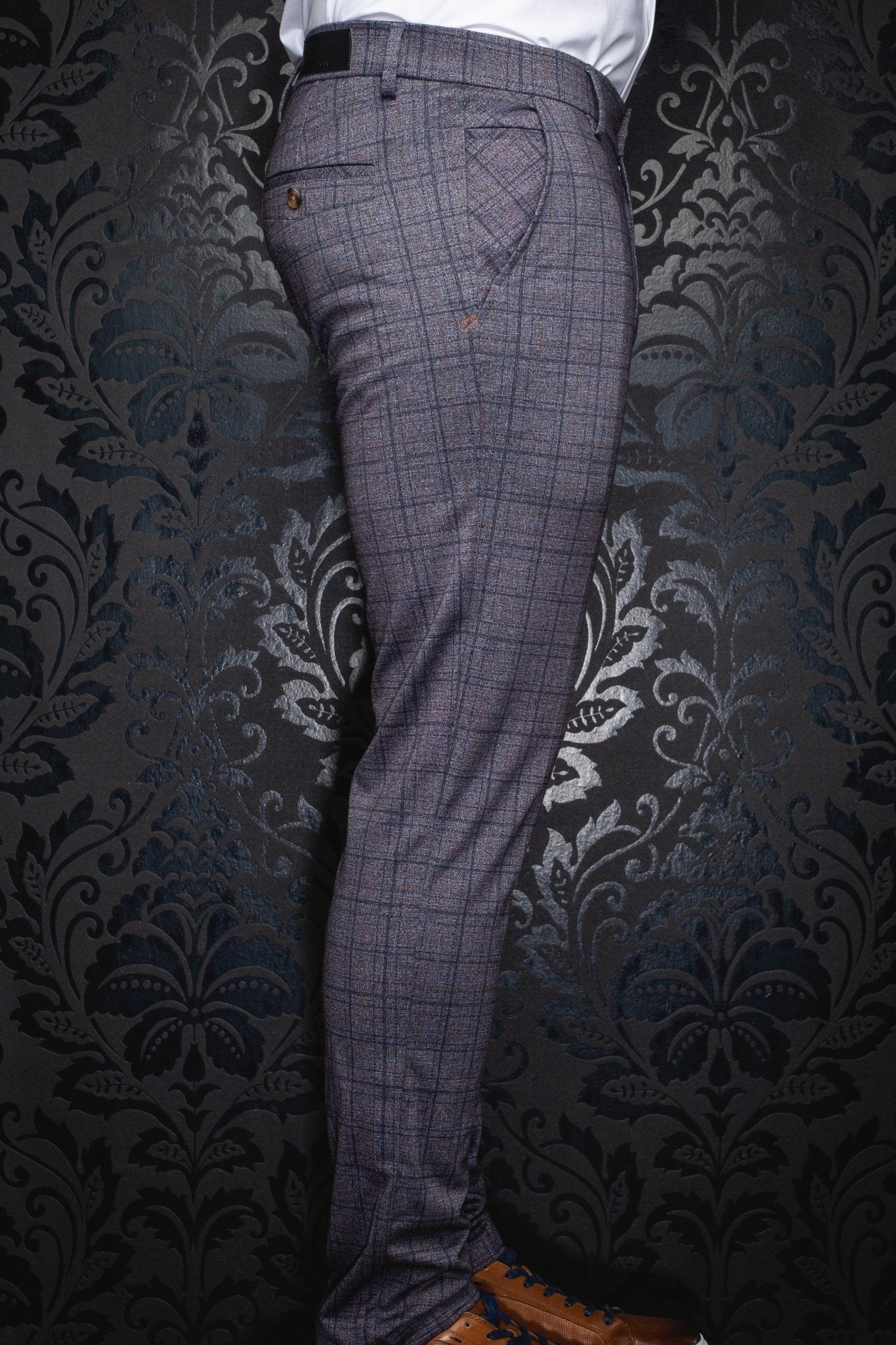 PANTALON | BERETTA - FIENNES, Grey - AU NOIR