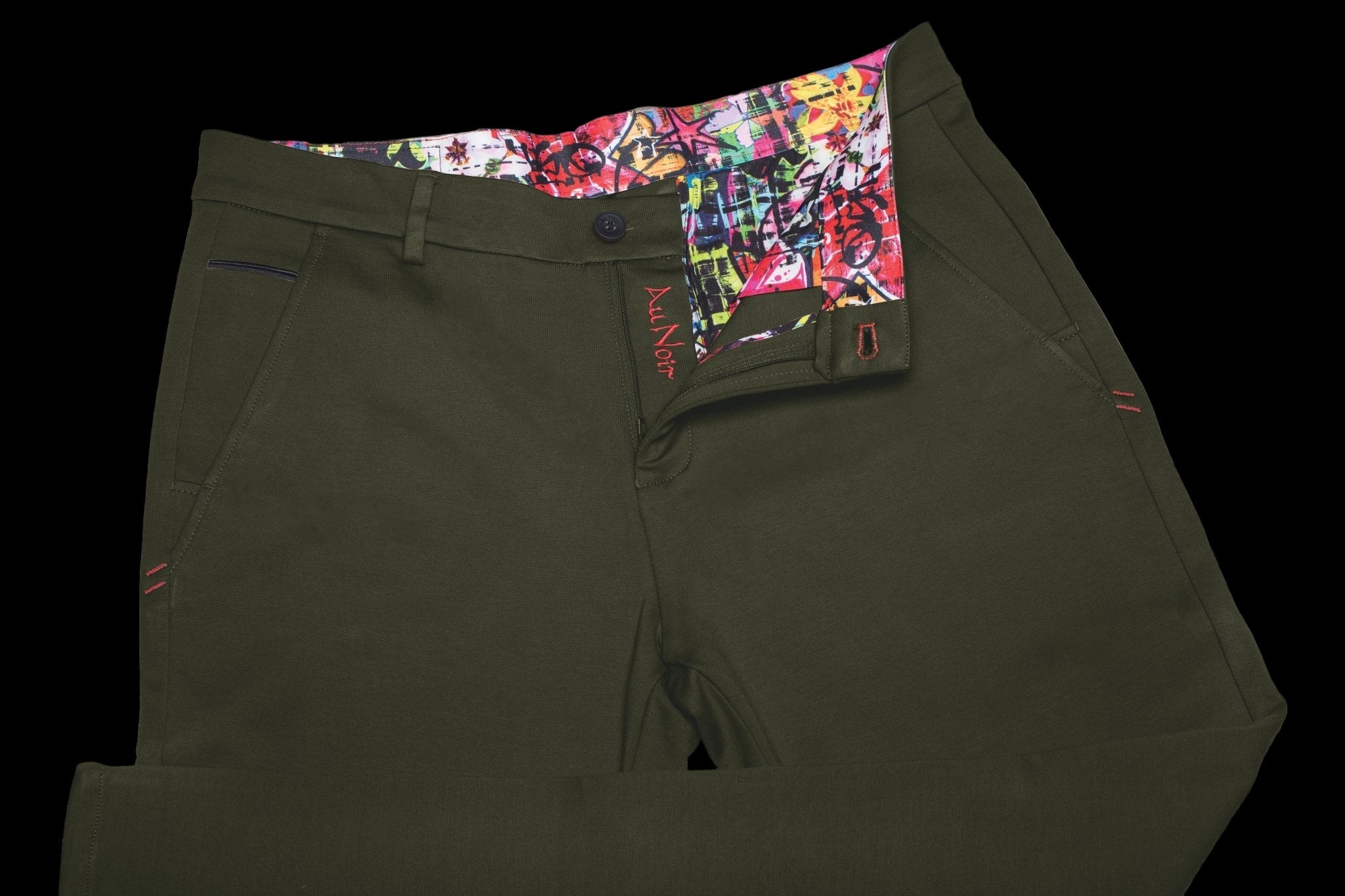 PANTALON | BERETTA, olive - AU NOIR