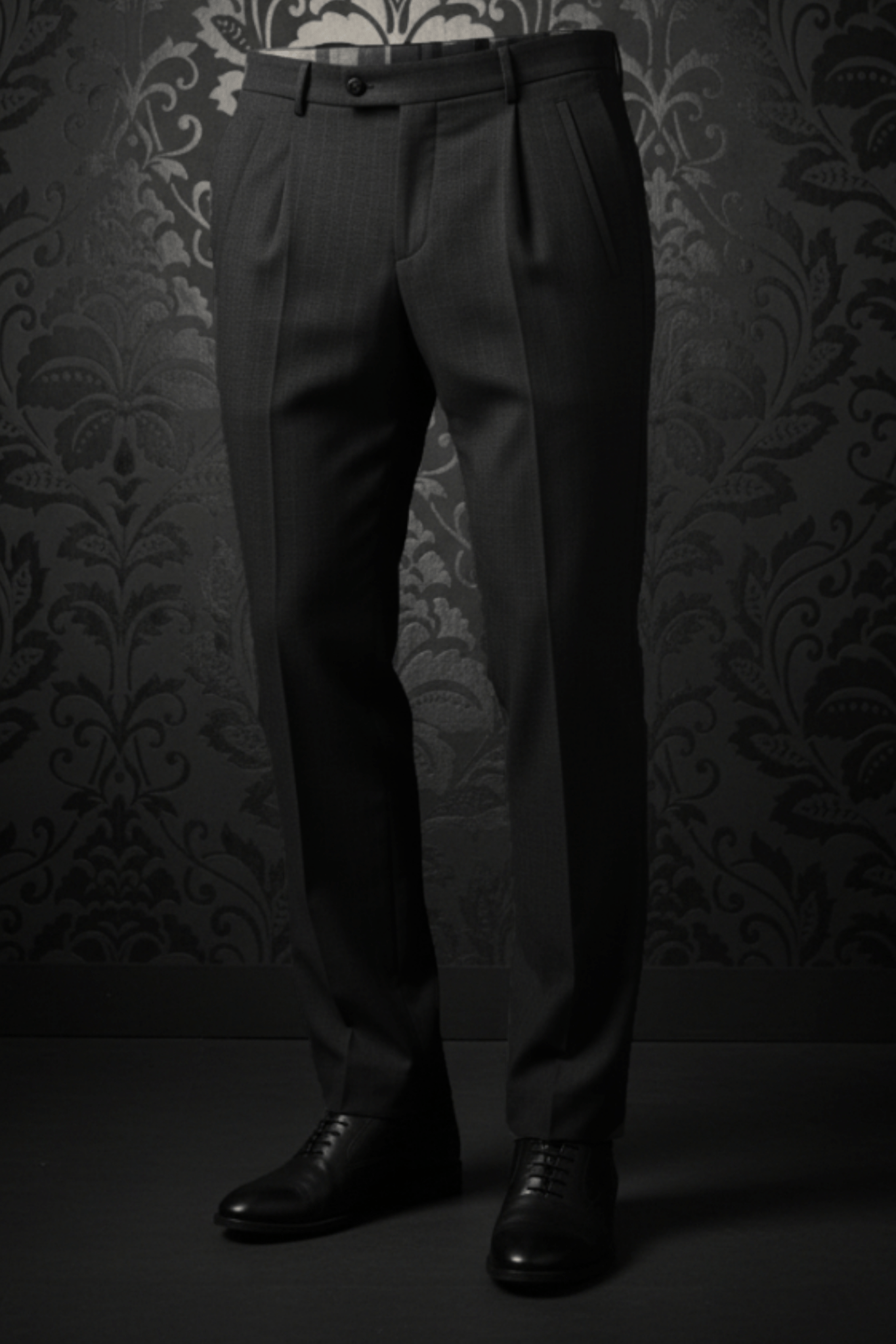 PANTALON | BOMER - WEBLEY, Black - AU NOIR