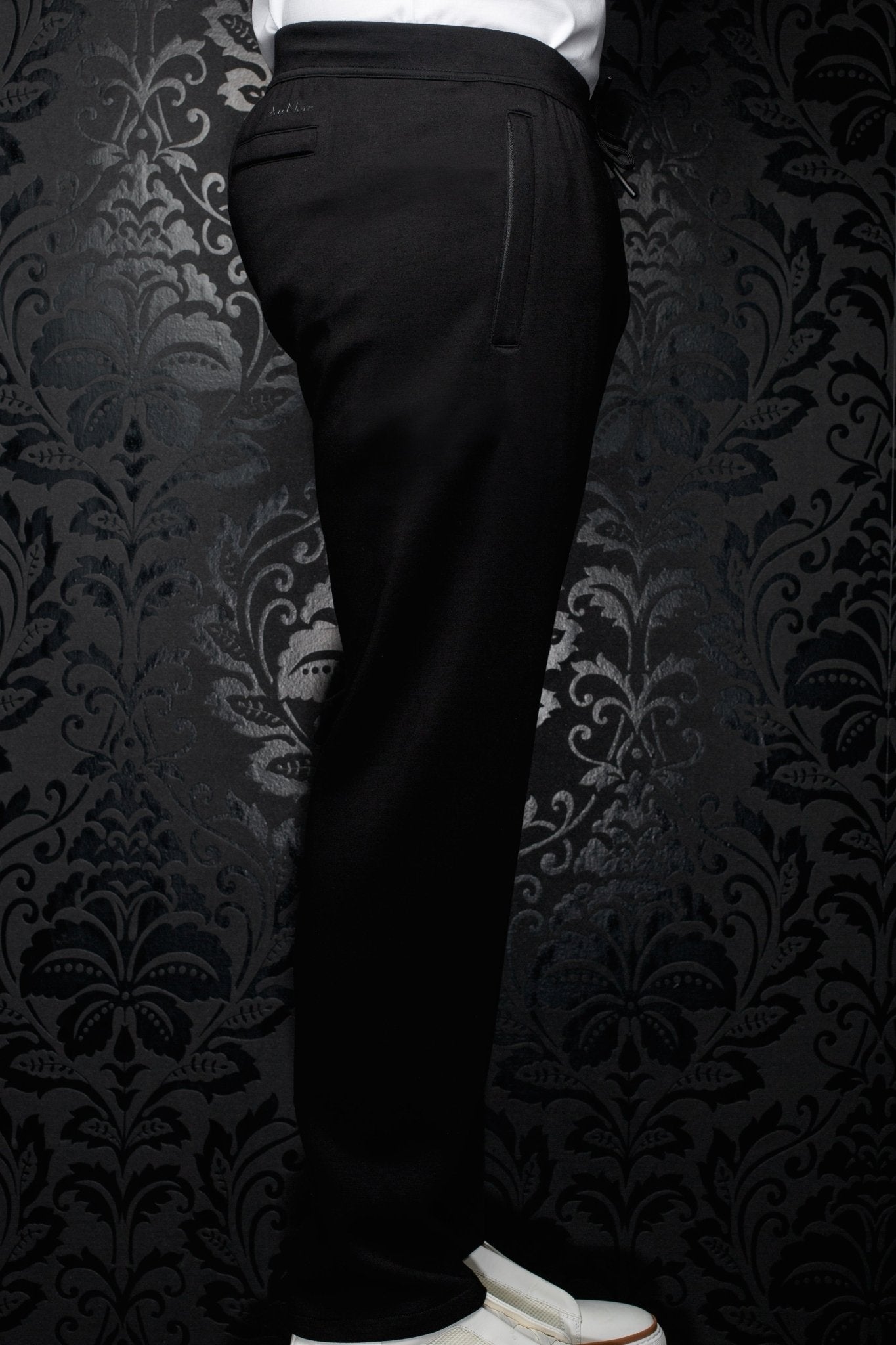PANTALON SPORT | HERMAN-WALTHER, Black - AU NOIR