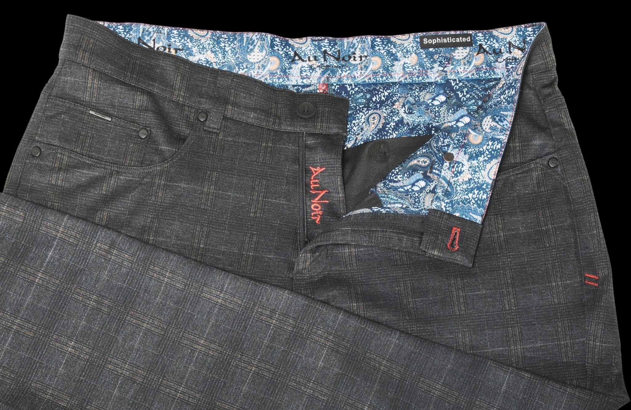 PANTALON | winchester BENEDICT, black - AU NOIR