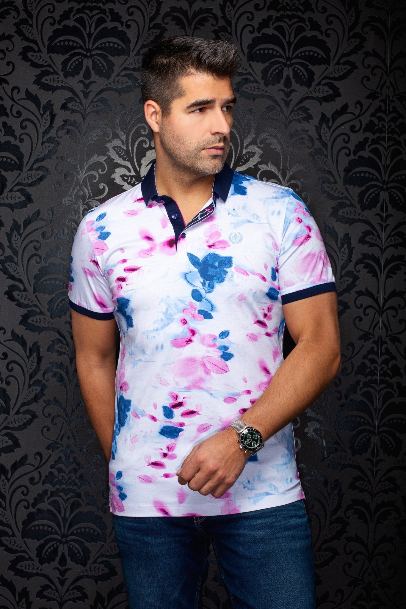 POLO | BLOSSOMRAIN, Fuchsia - AU NOIR