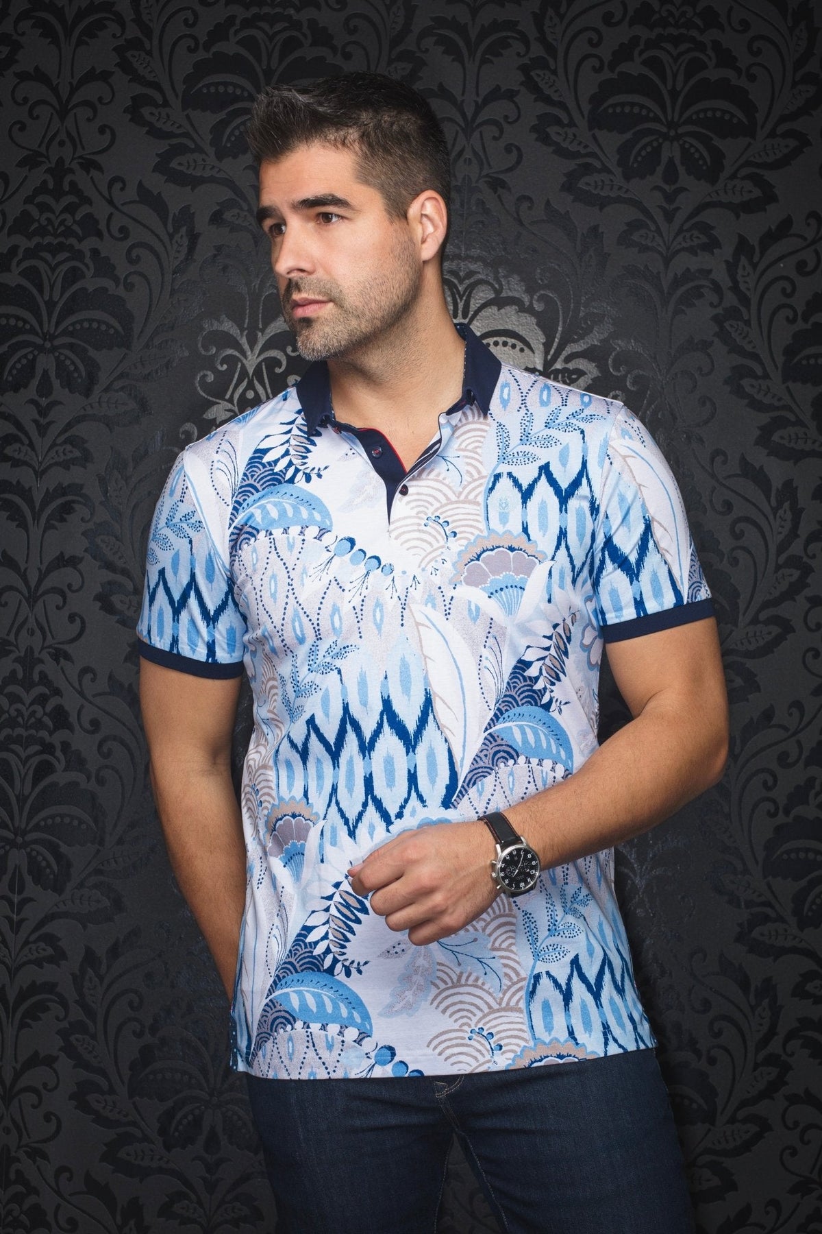 POLO | BRIXLEY, Light Blue - AU NOIR