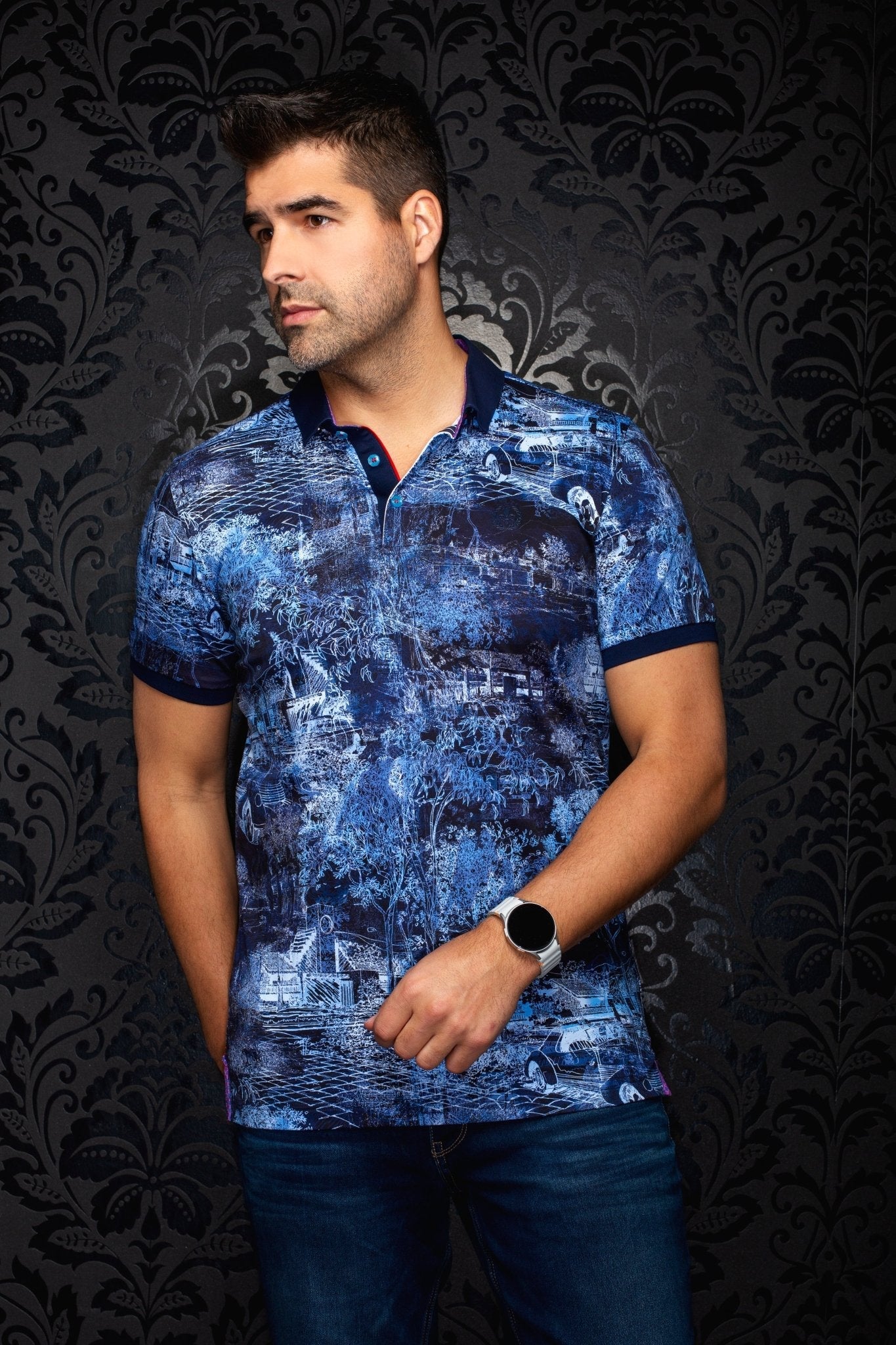 POLO | DRAINTREE, Navy - AU NOIR