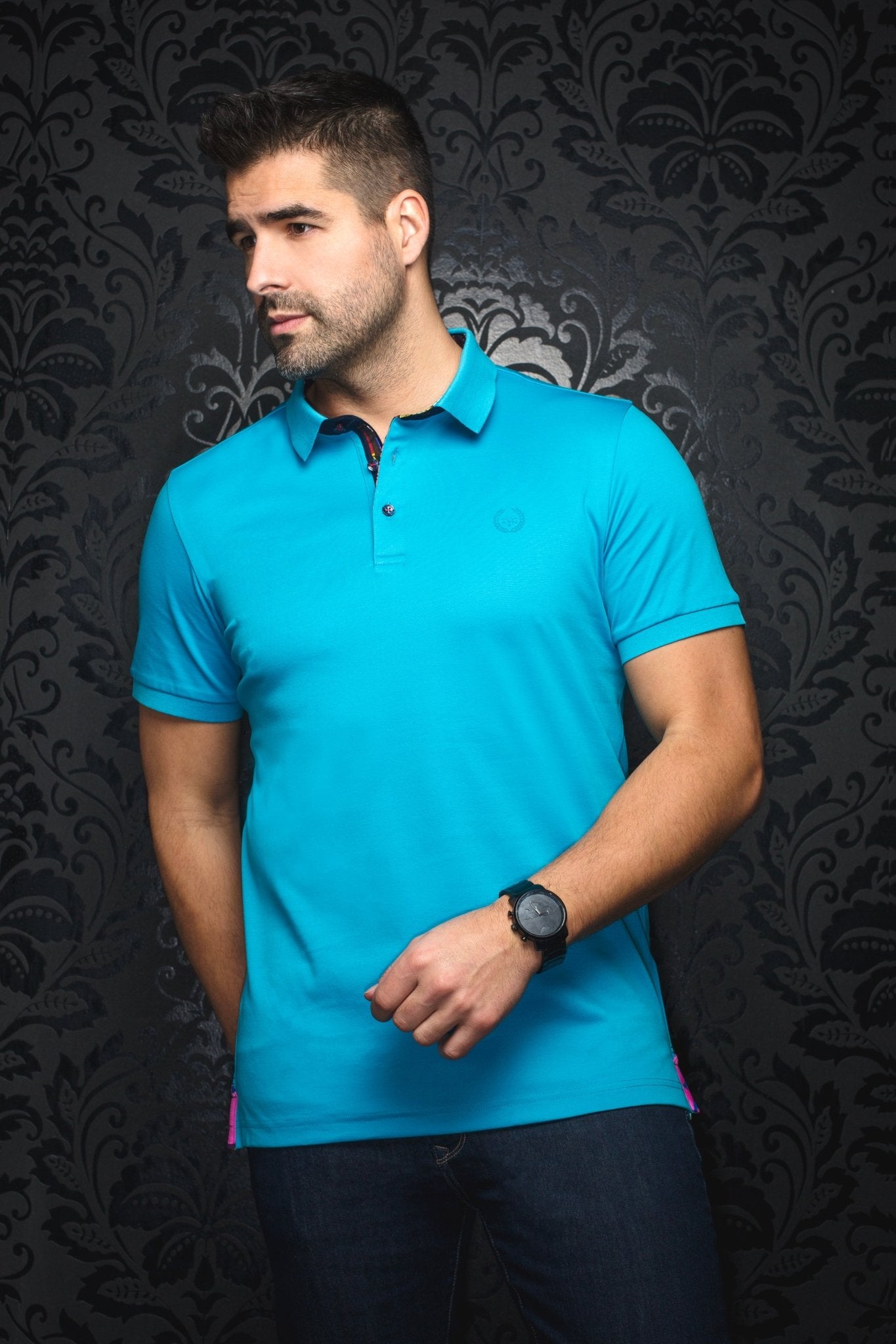 POLO | EAGLE, Turquoise - AU NOIR