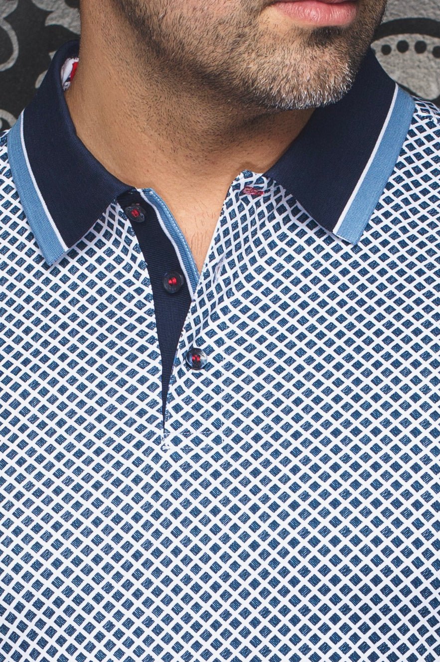 POLO | FAIRMONT, White Navy - AU NOIR